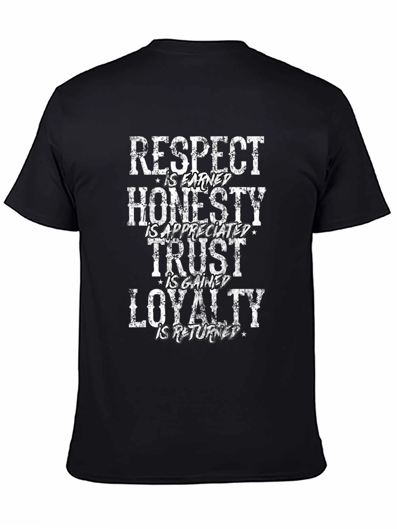 Respect Honesty Trust Loyalty Graphic Tee