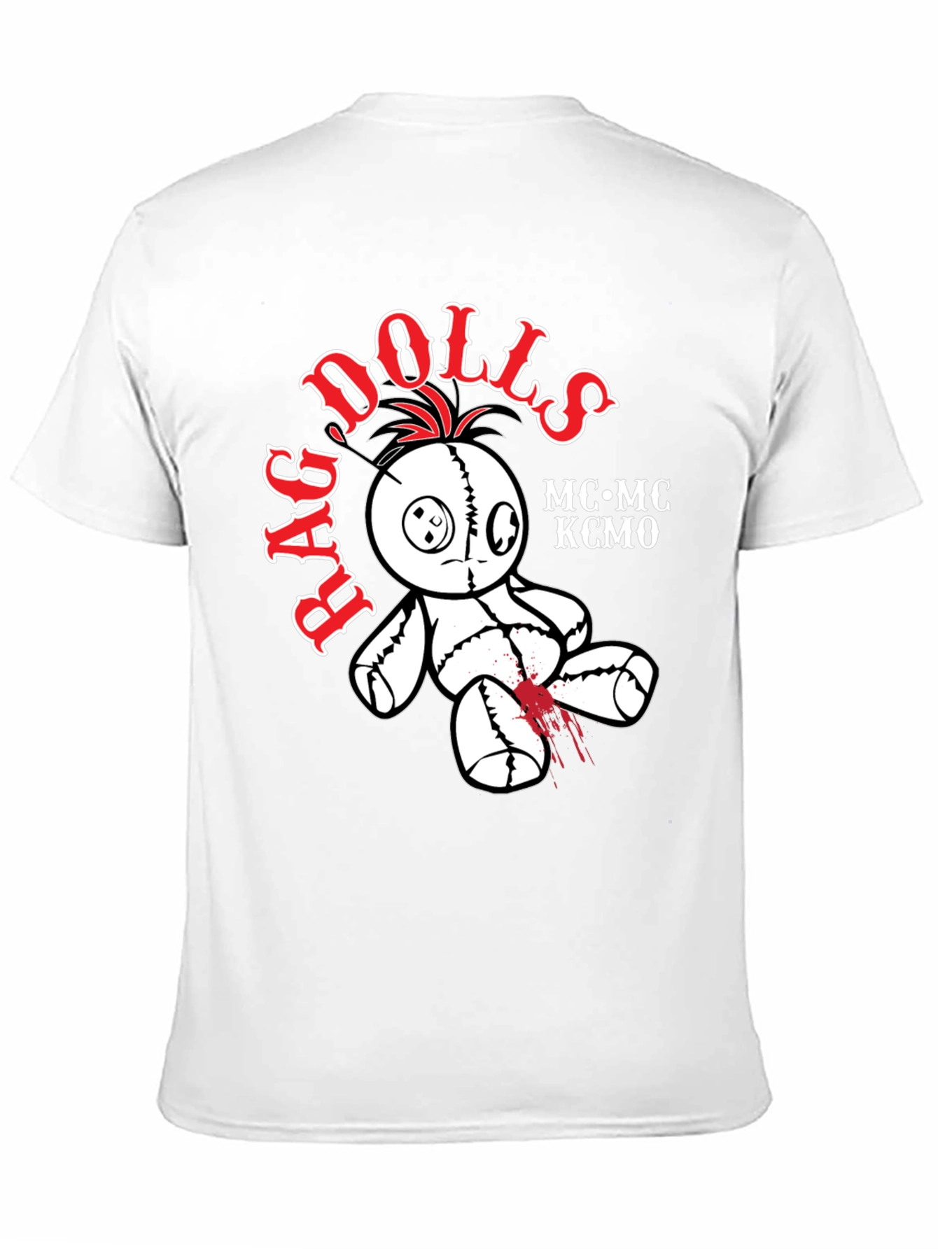 Rag Dolls MC KCMO Black T-Shirt