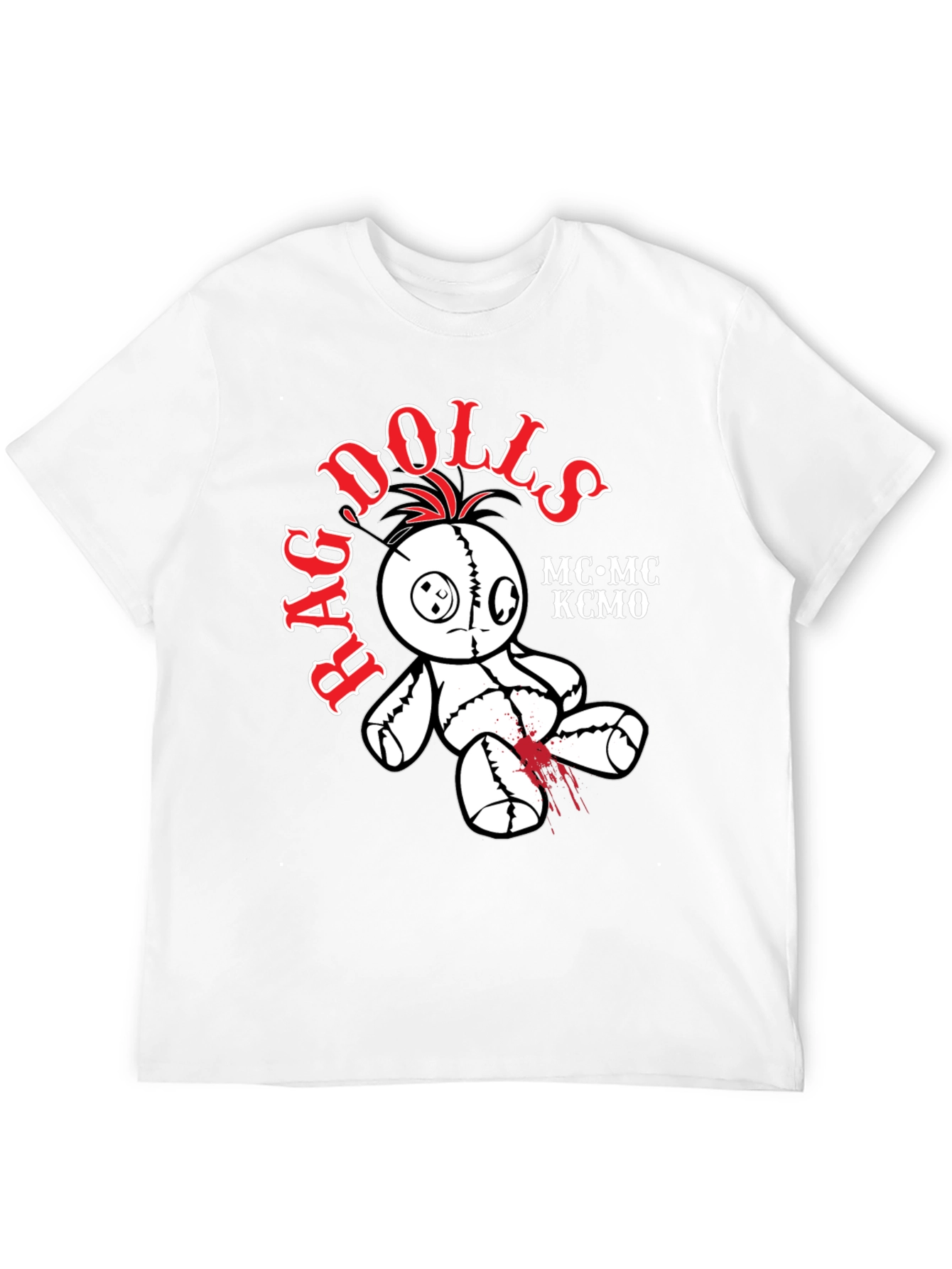 Rag Dolls MC KCMO Black T-Shirt