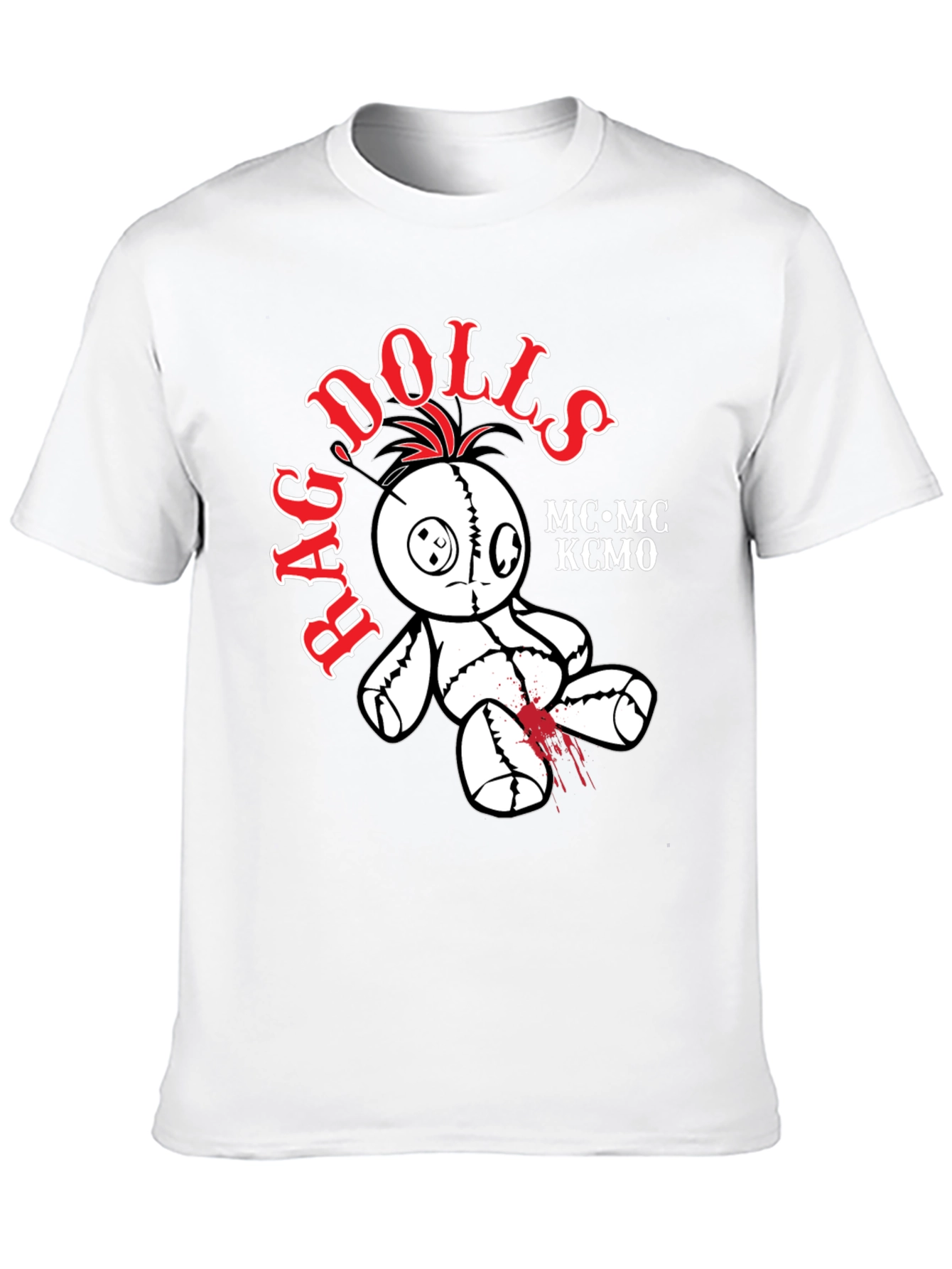 Rag Dolls MC KCMO Black T-Shirt