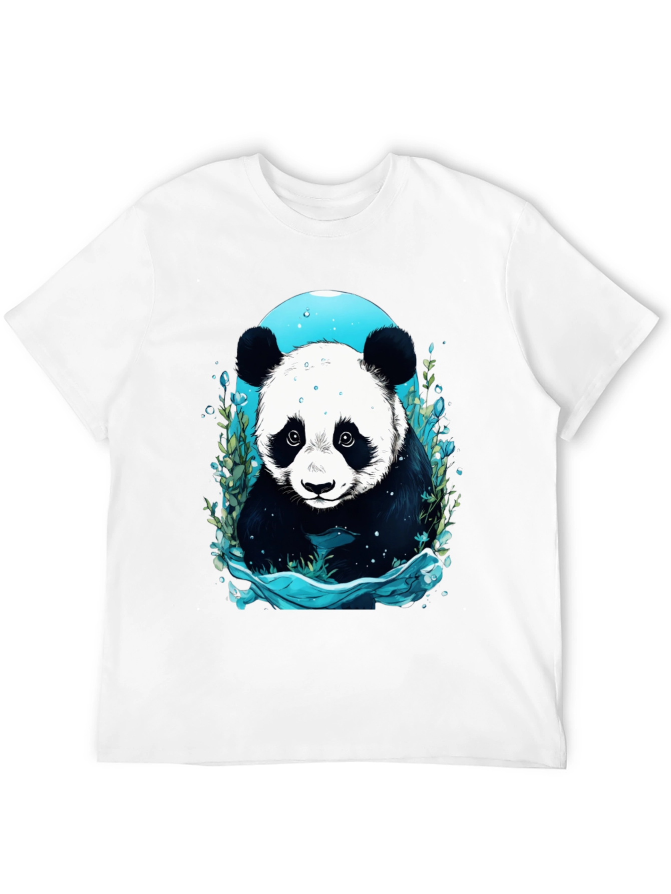 Panda Graphic Tee - Black