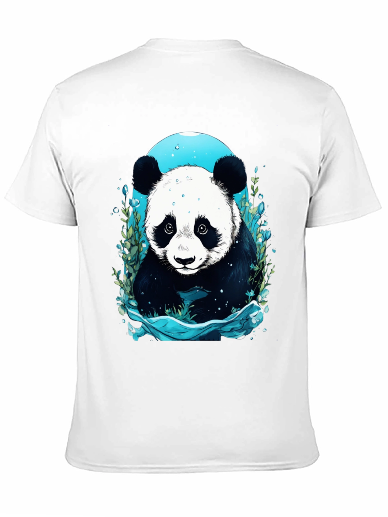 Panda Graphic Tee - Black