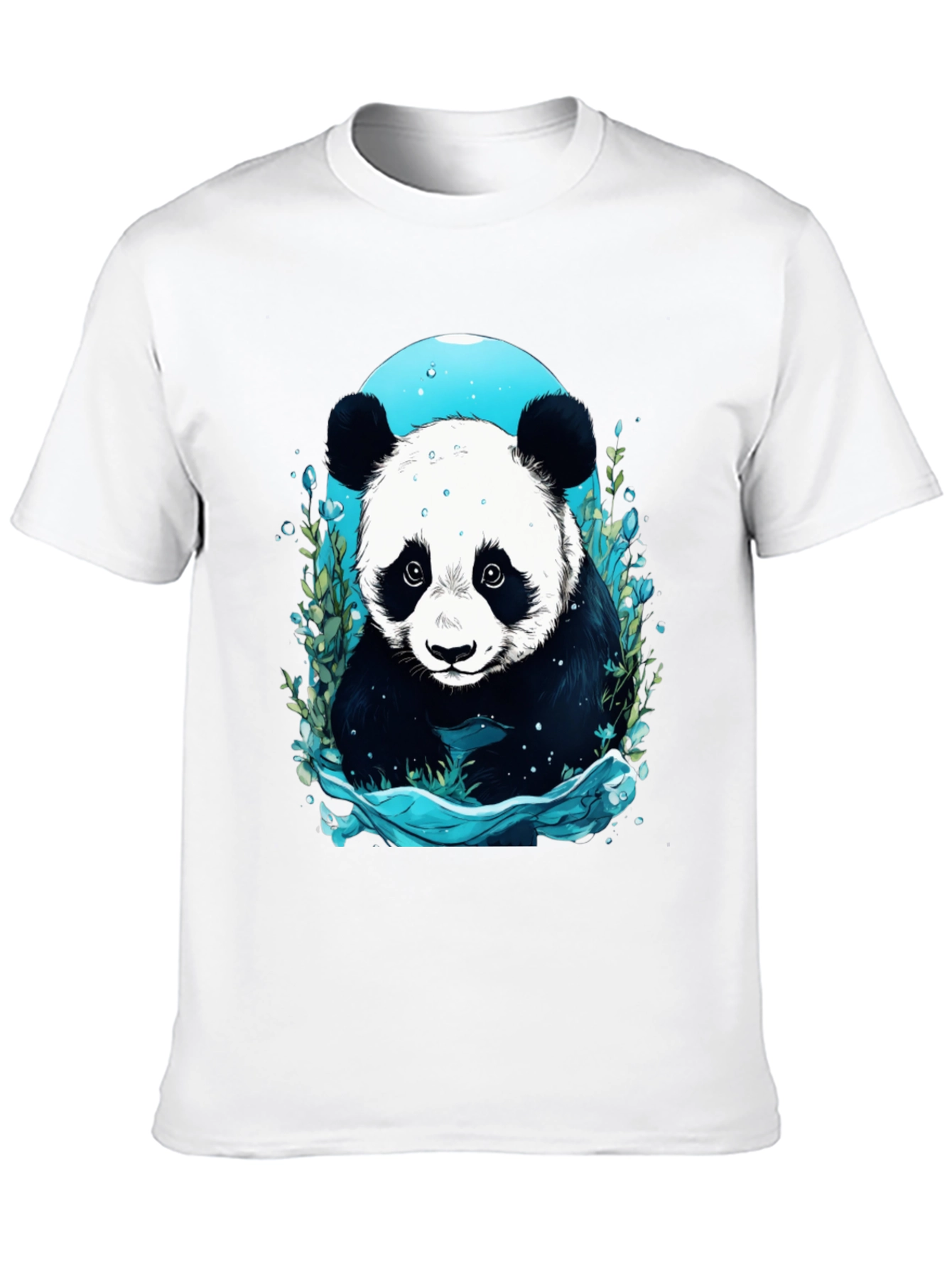 Panda Graphic Tee - Black