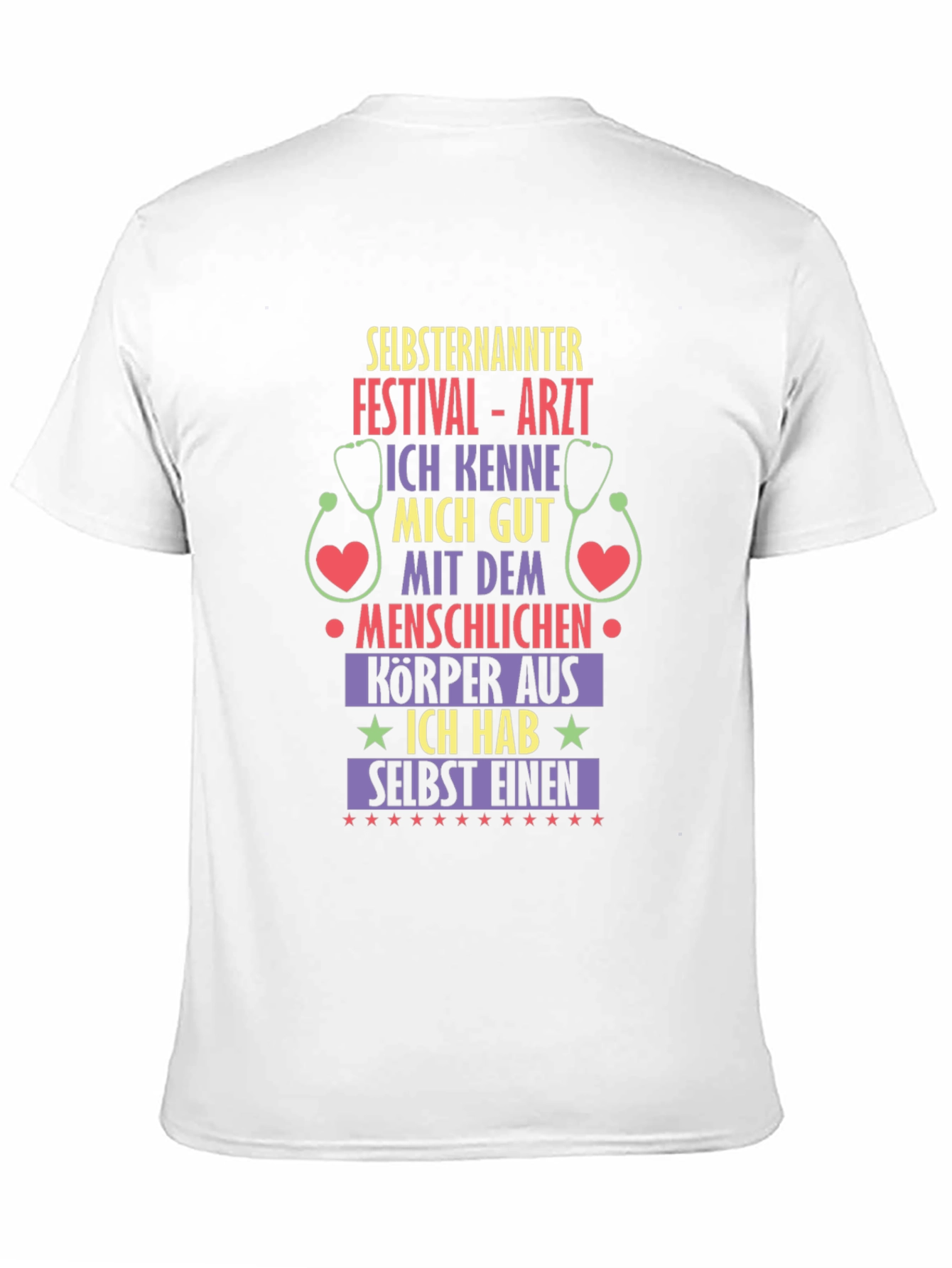 Self-Proclaimed Festival Doctor Black T-Shirt