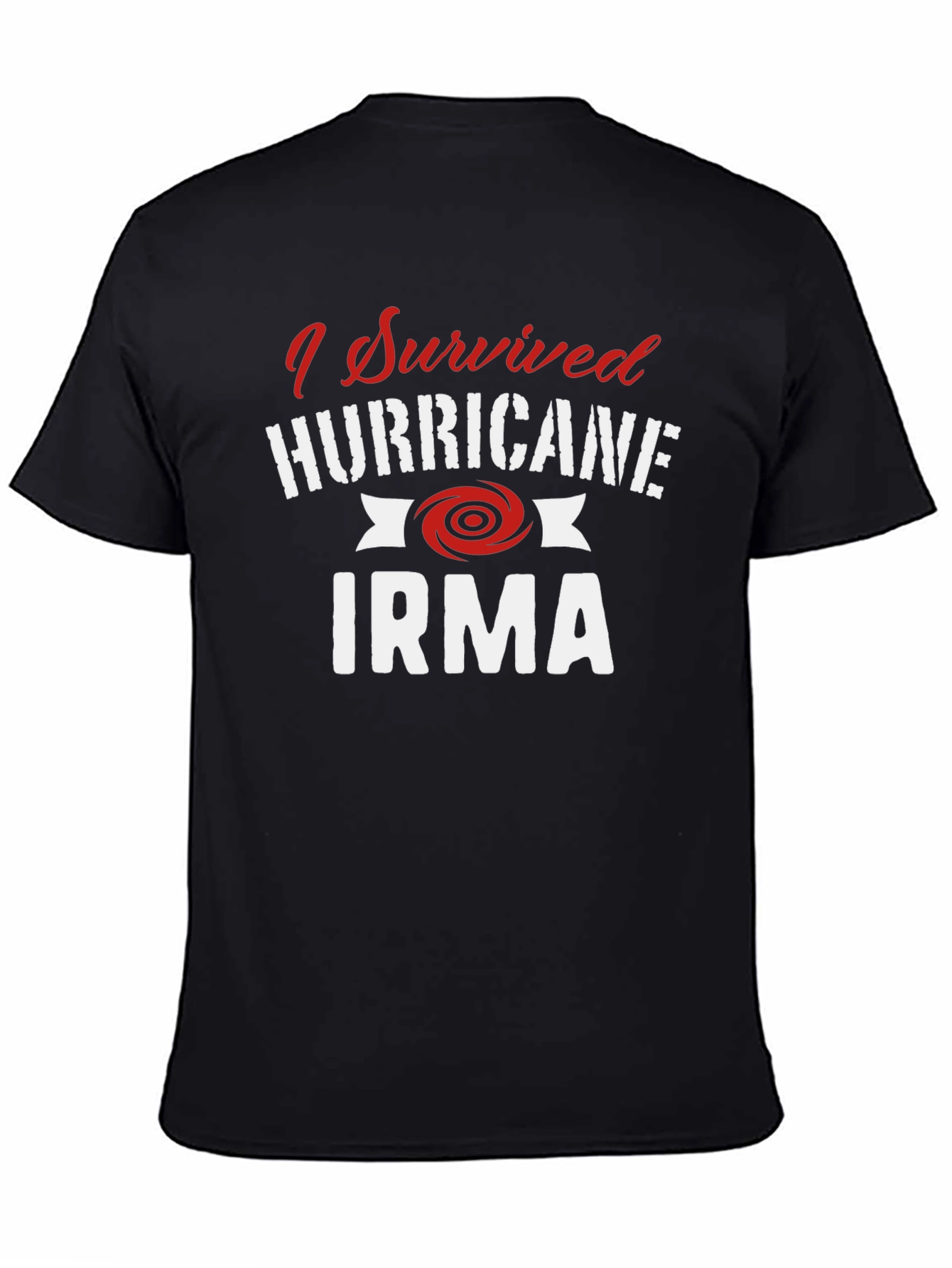 I Survived Hurricane Irma Black T-Shirt