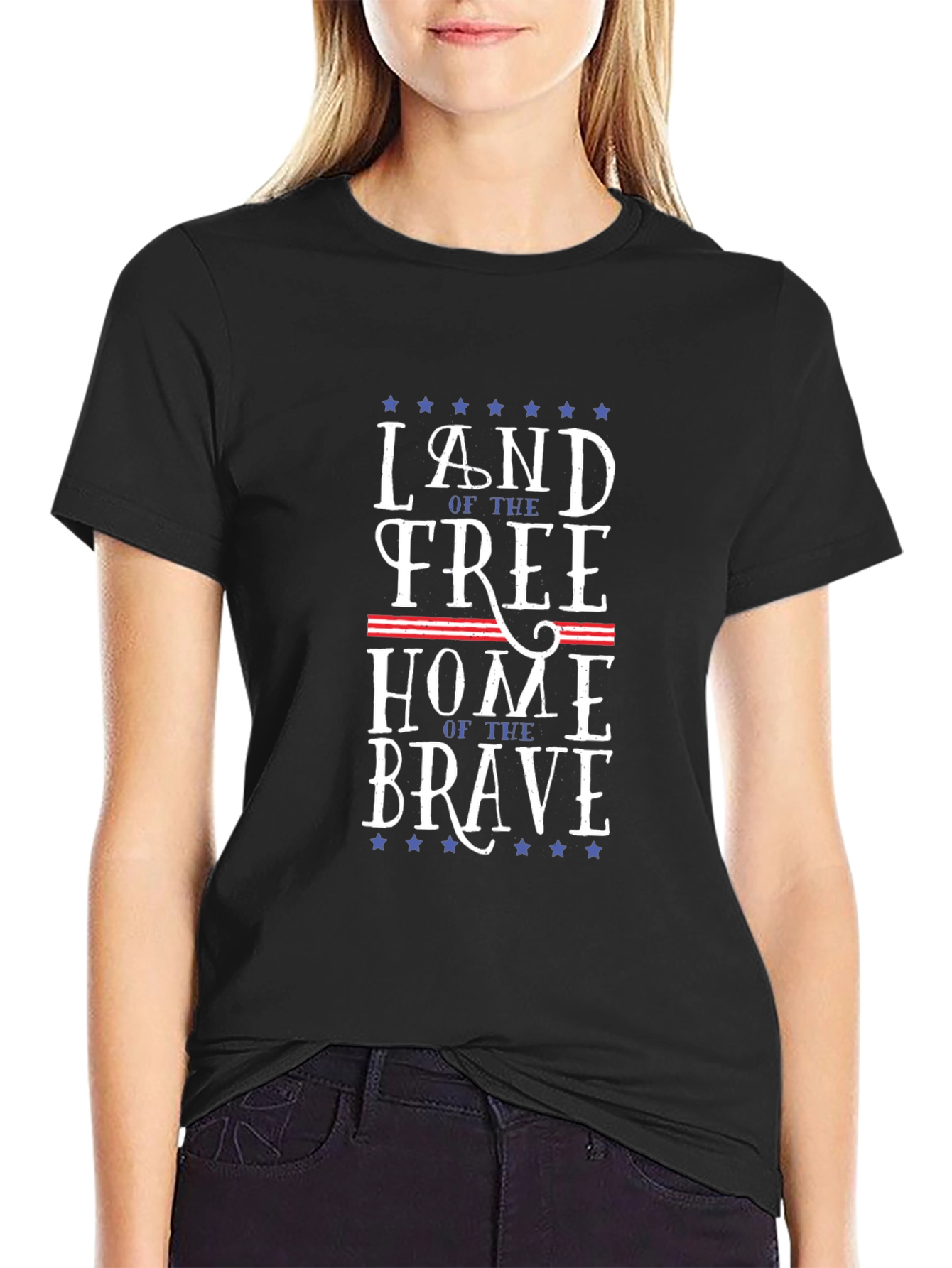 Land of the Free T-Shirt - Patriotic Graphic Tee