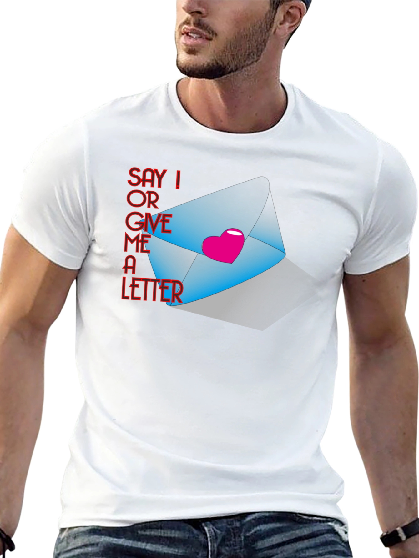 Say I Love You Letter Graphic Tee