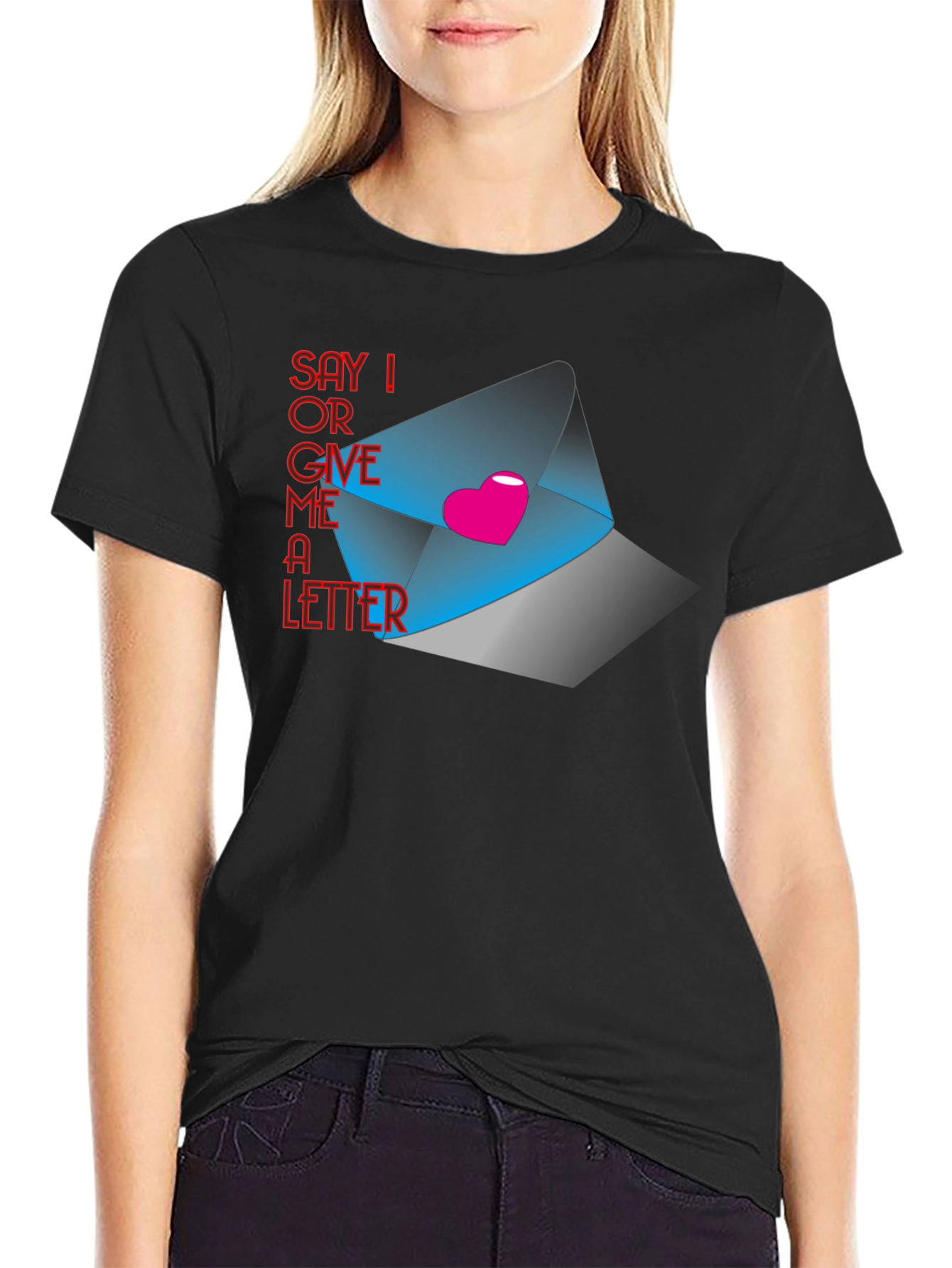 Say I Love You Letter Graphic Tee