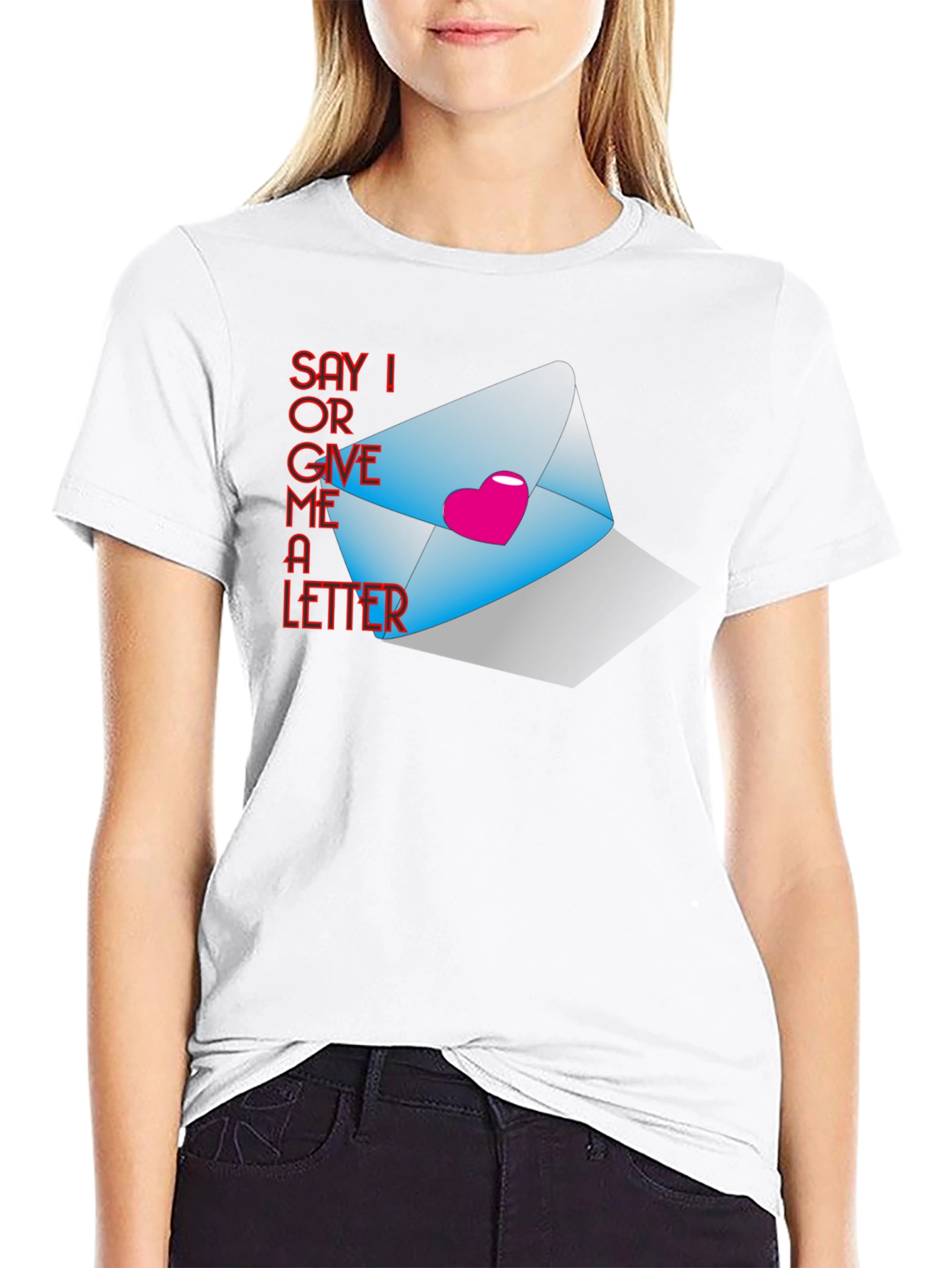 Say I Love You Letter Graphic Tee