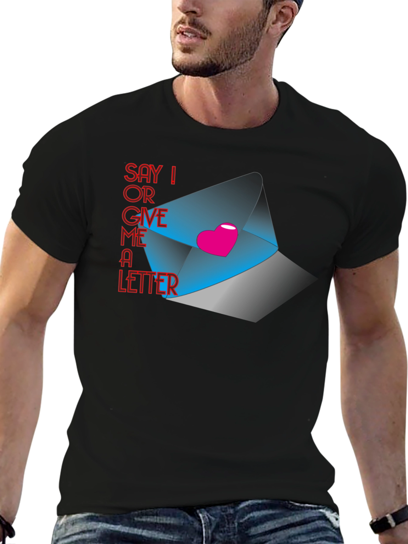 Say I Love You Letter Graphic Tee