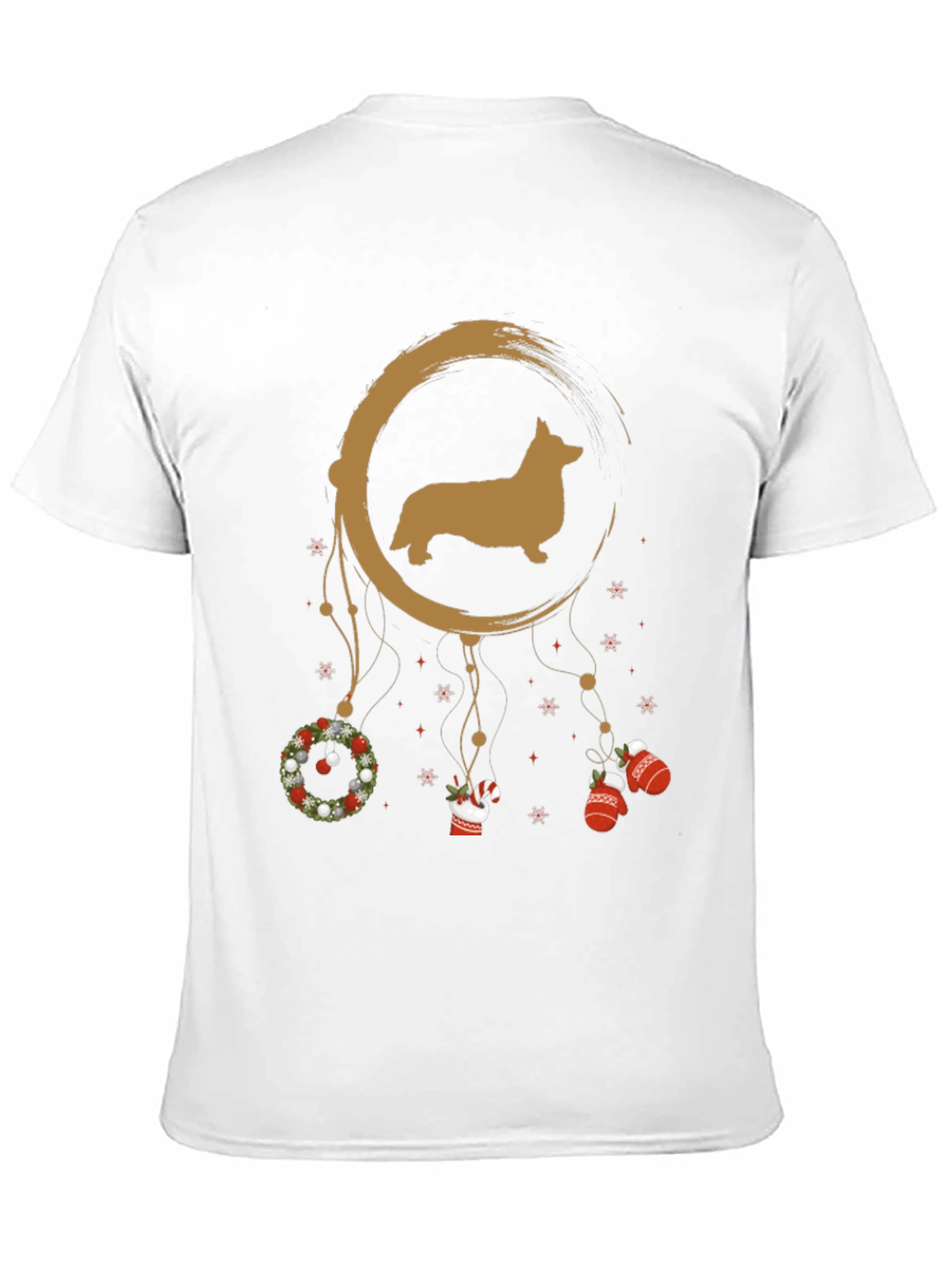 Corgi Dreamcatcher Christmas T-Shirt
