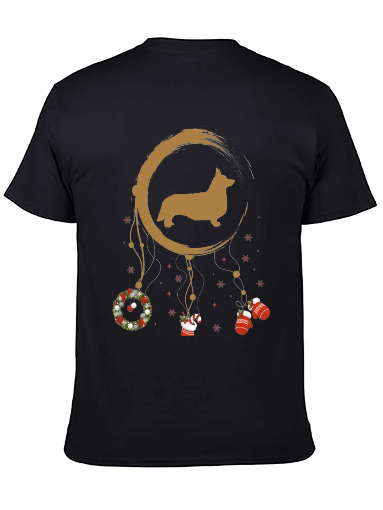 Corgi Dreamcatcher Christmas T-Shirt