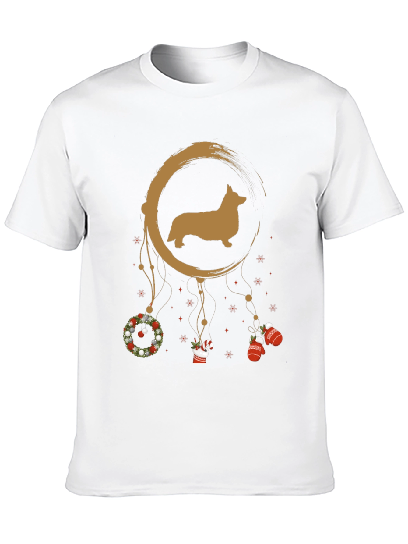 Corgi Dreamcatcher Christmas T-Shirt