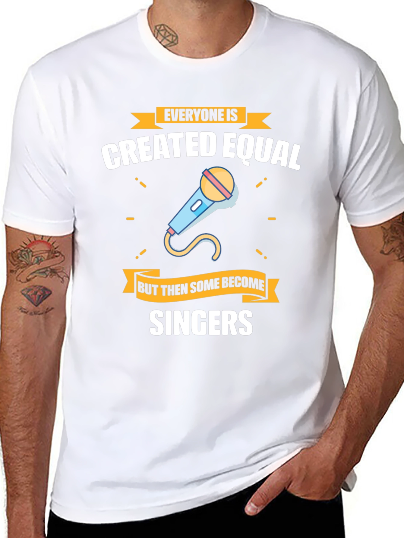 Everyone Created Equal Singers Black Tee