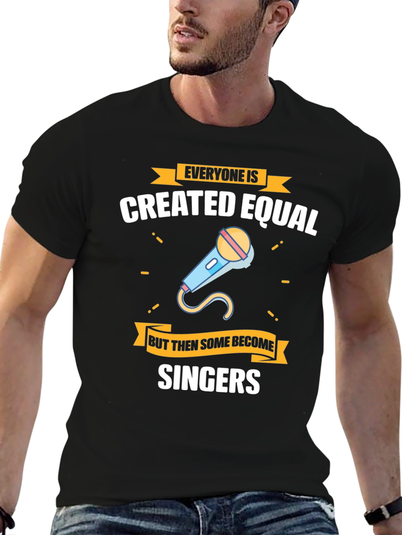 Everyone Created Equal Singers Black Tee