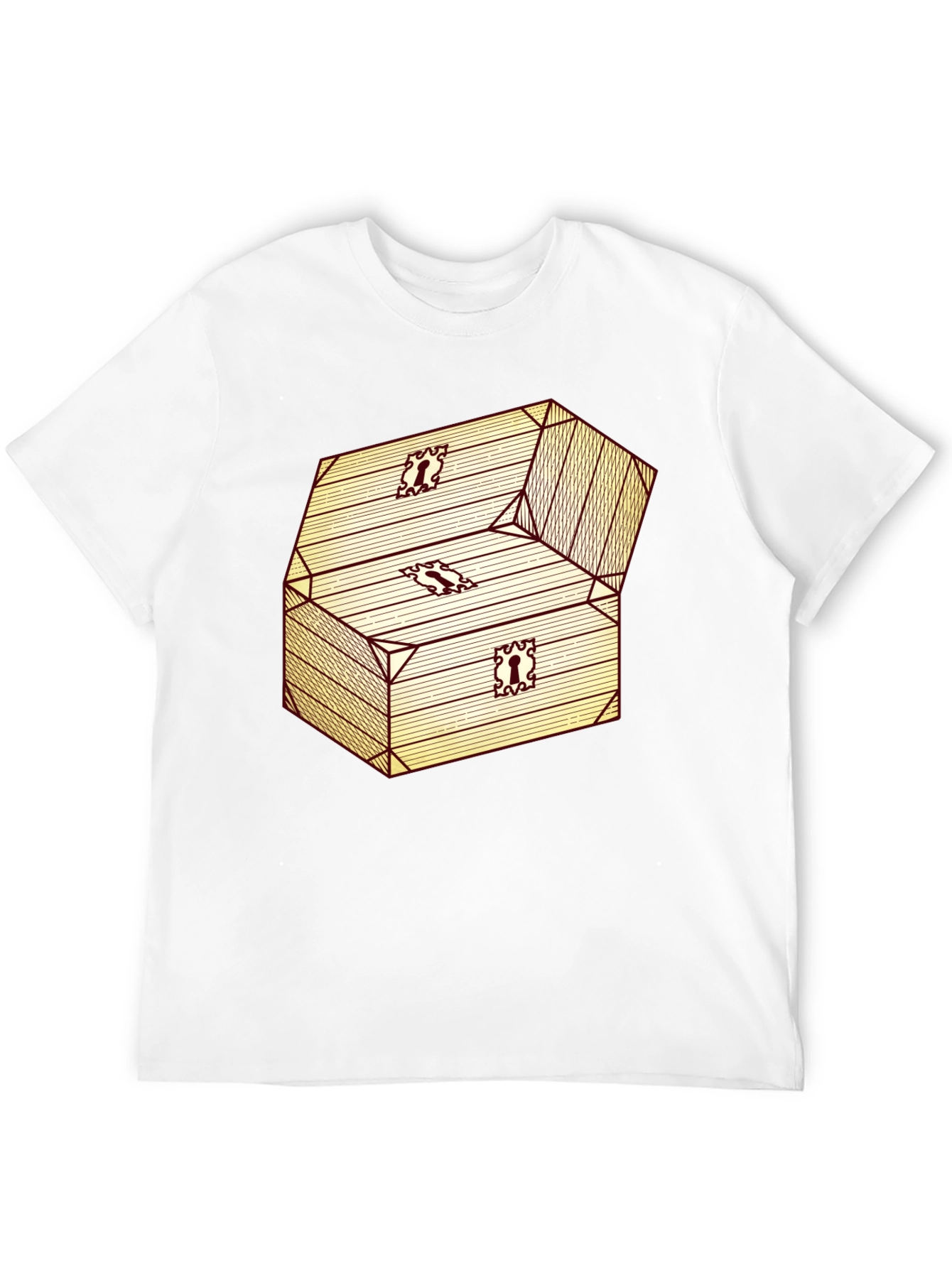 Chest Graphic Black T-Shirt