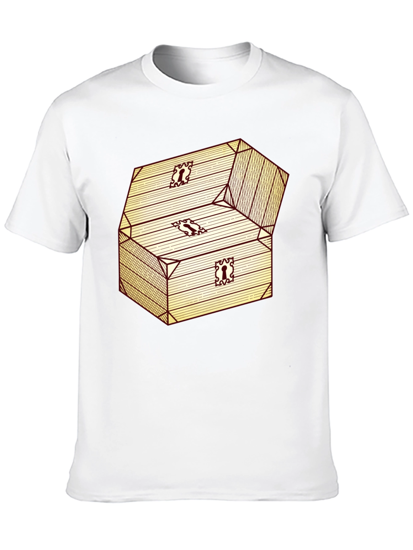 Chest Graphic Black T-Shirt