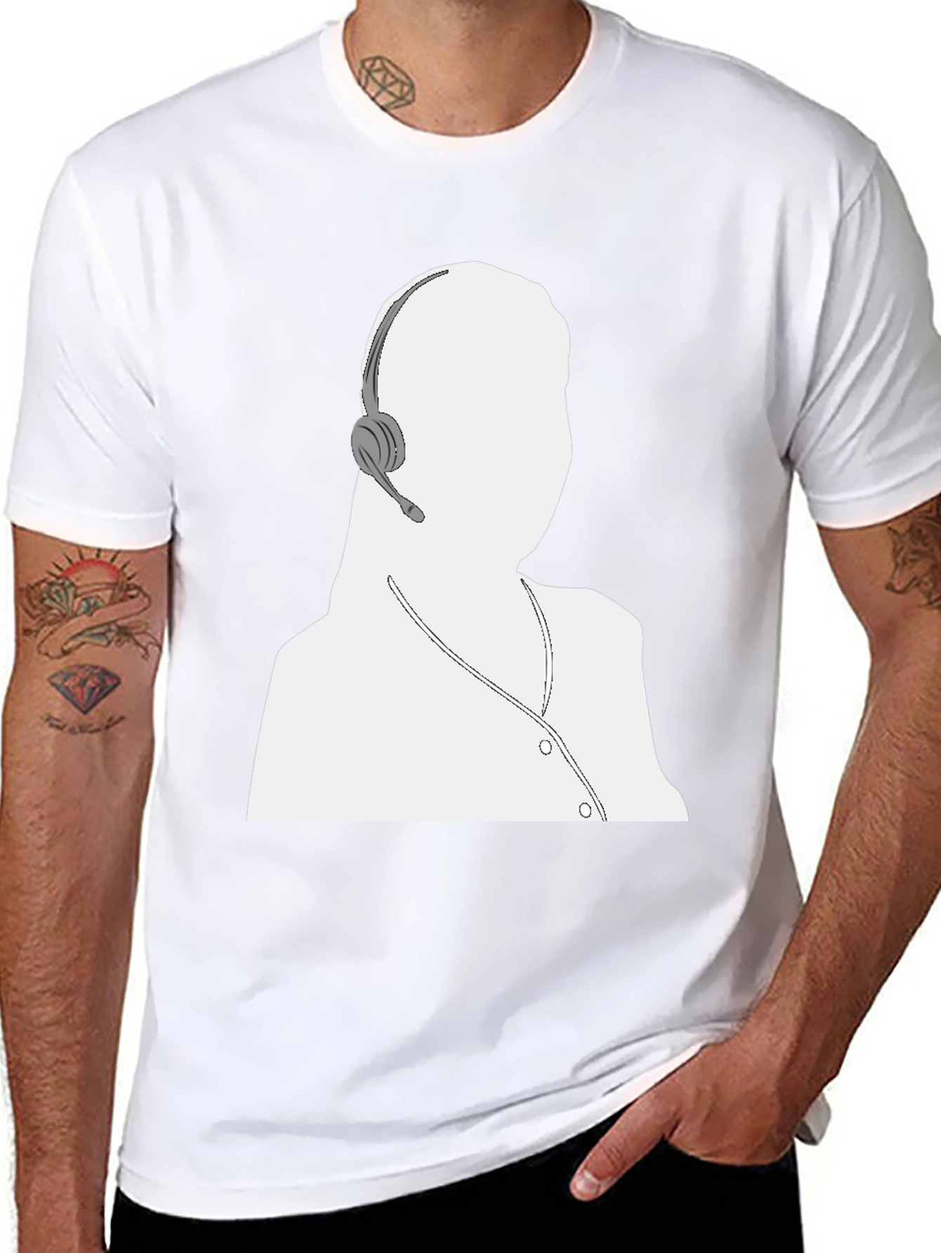 Customer Service Rep Graphic T-Shirt