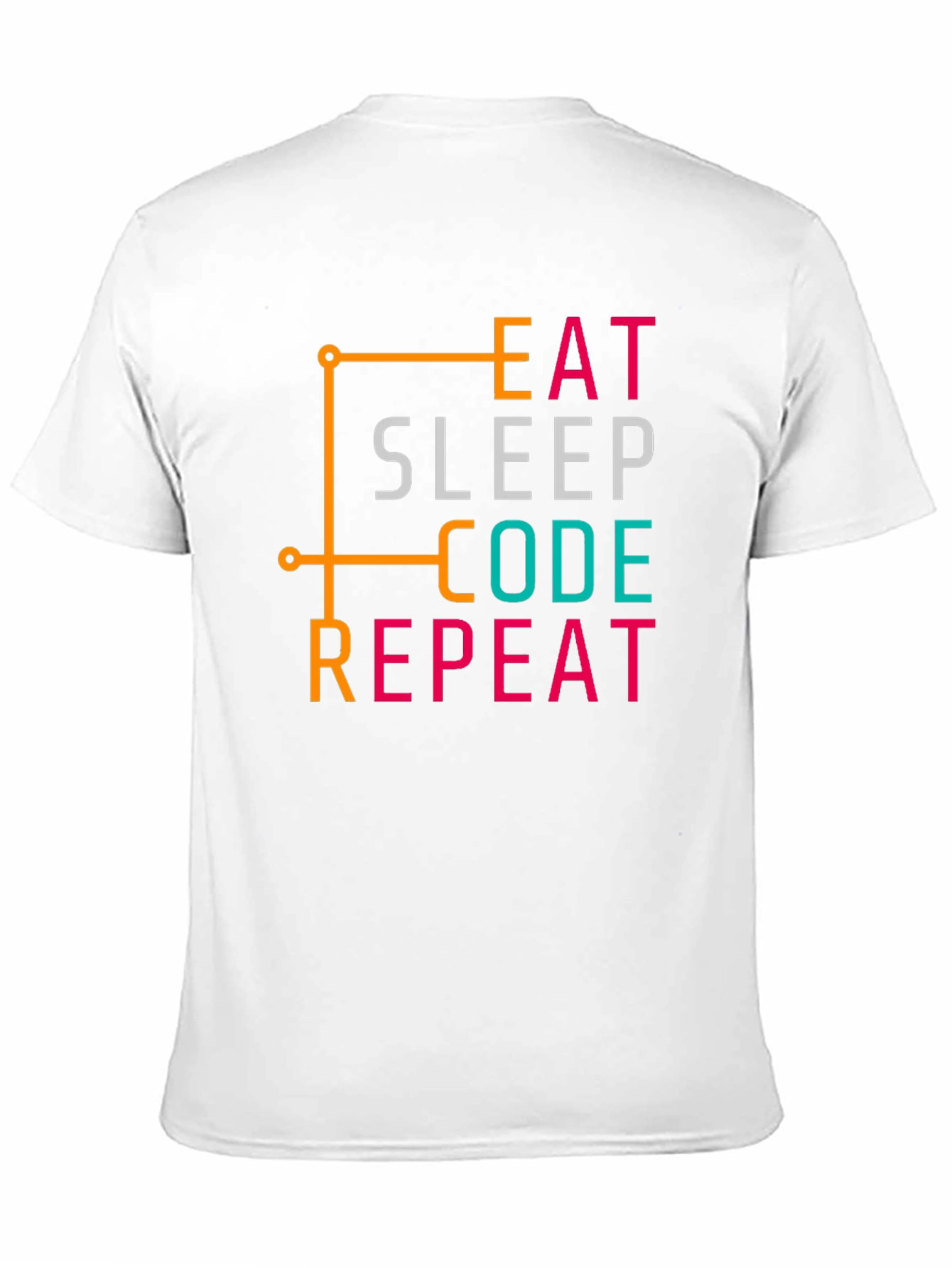 Eat Sleep Code Repeat Black T-Shirt