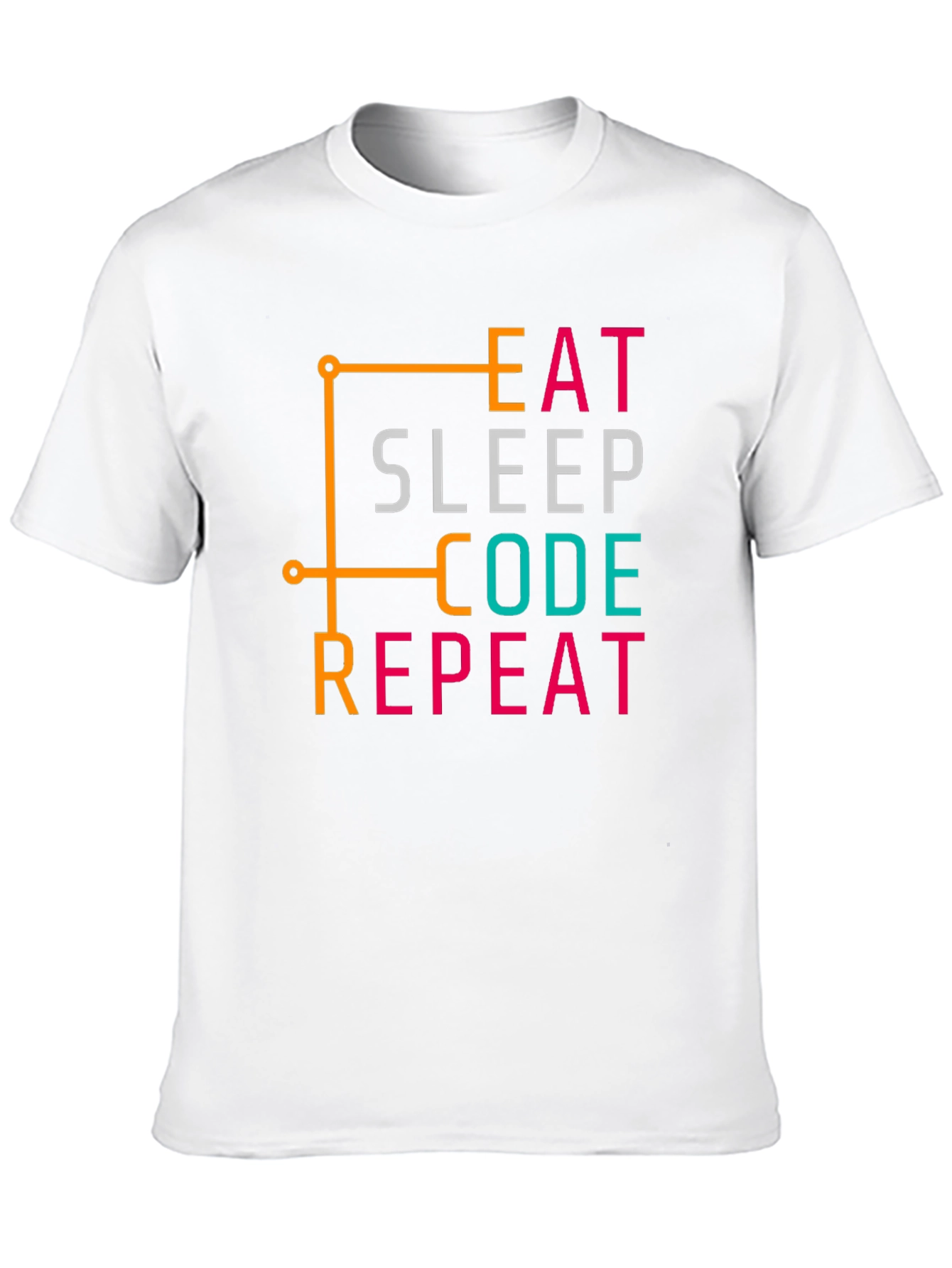Eat Sleep Code Repeat Black T-Shirt