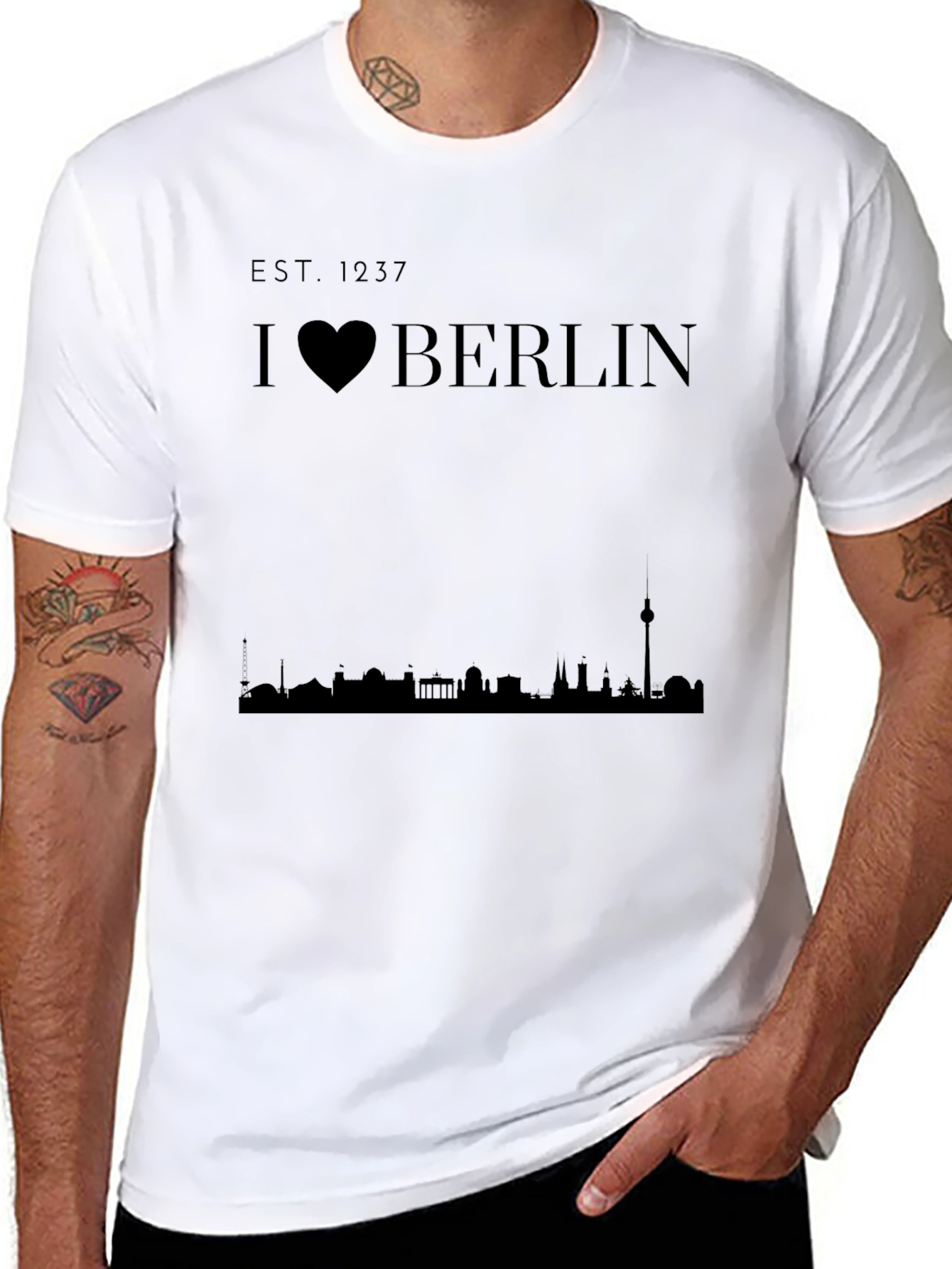 I Heart Berlin EST. 1237 Graphic T-Shirt