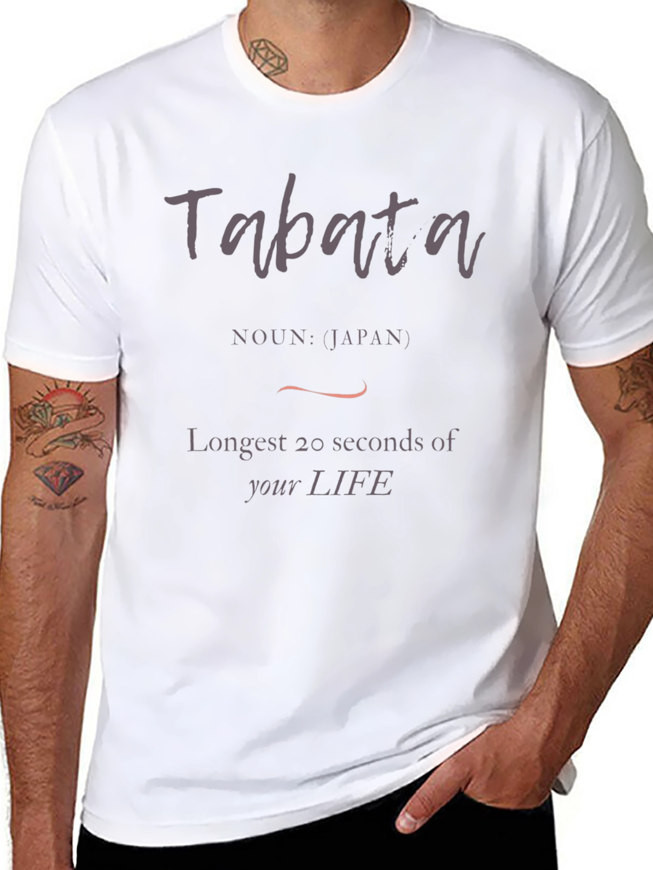 Tabata Workout T-Shirt: Longest 20 Seconds