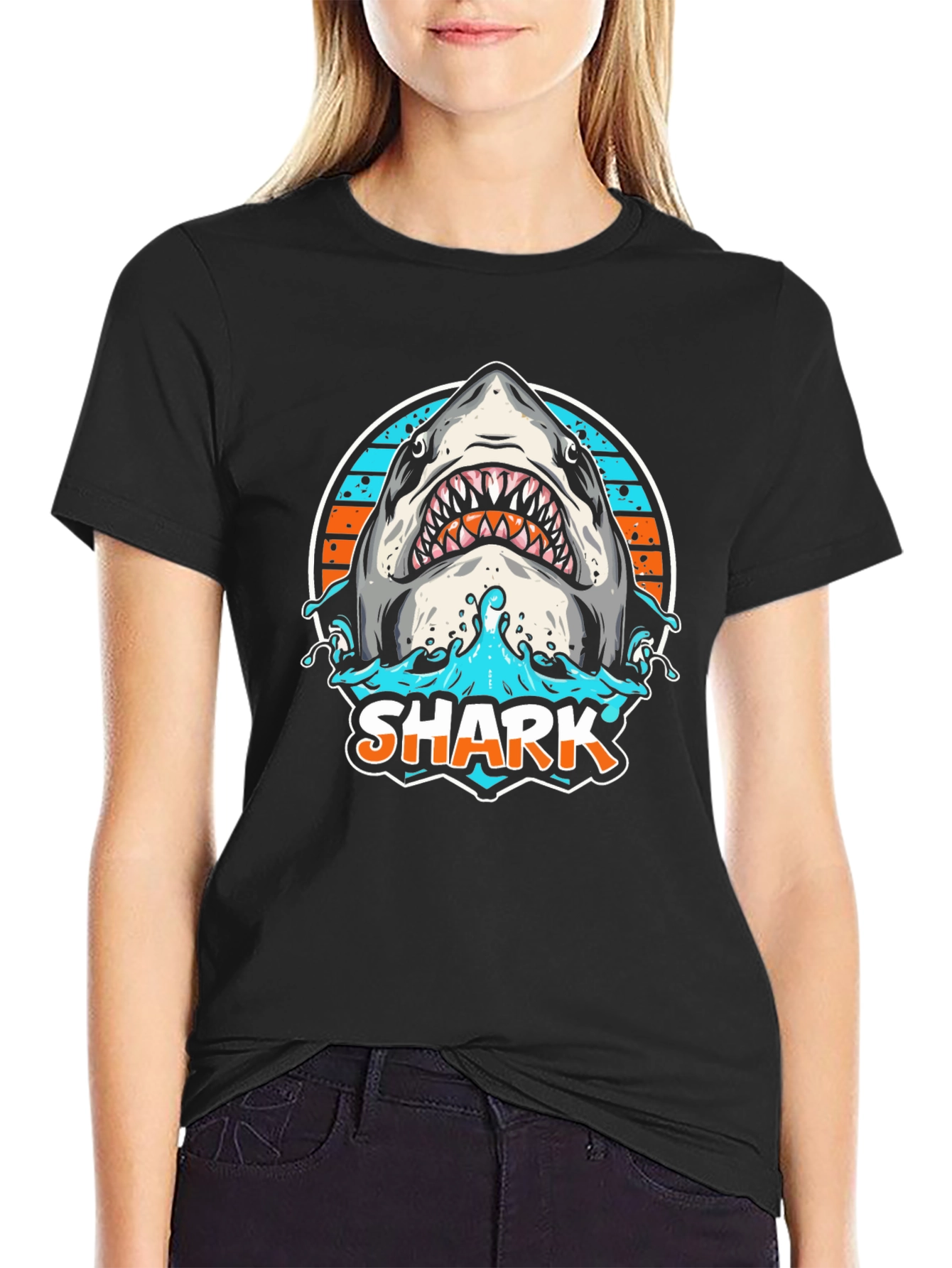 Shark Graphic T-Shirt -  Ocean Predator Design
