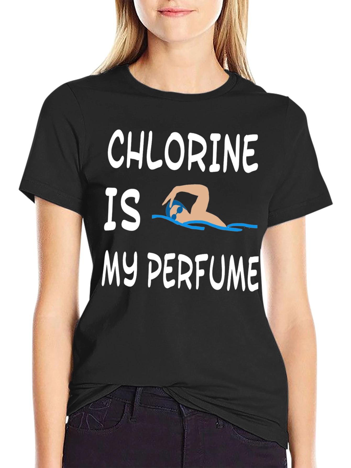 Chlorine is My Perfume T-Shirt Swimmer Tee