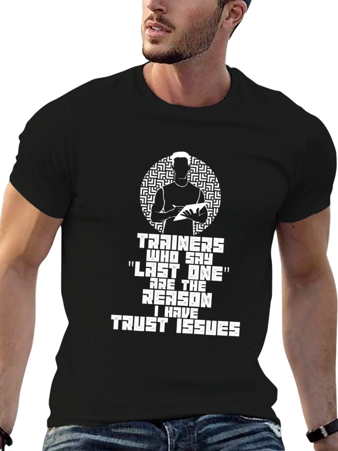 Funny Trainer Trust Issues Graphic Tee