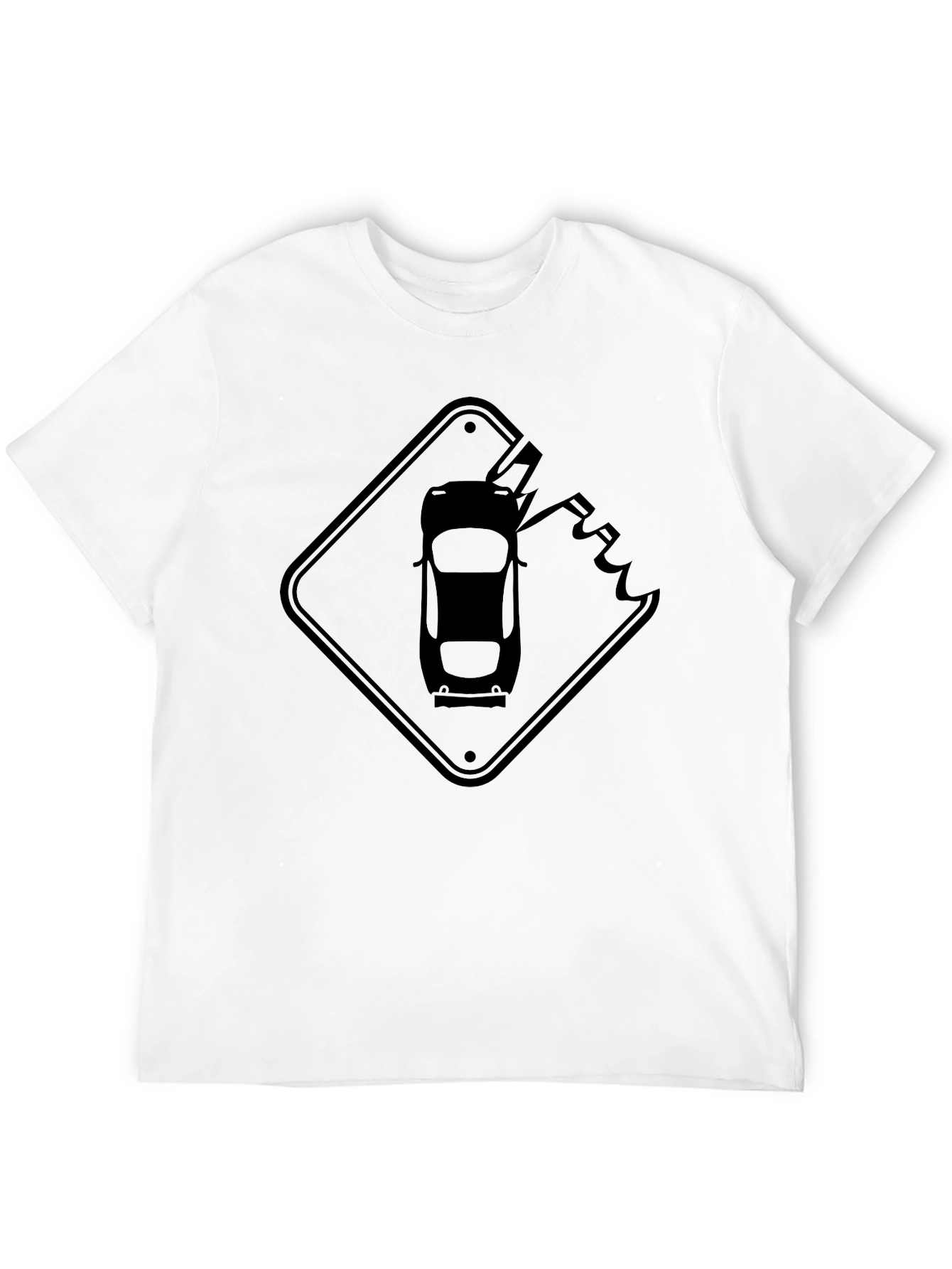 Road Rage Ahead T-Shirt - Black Cotton Tee