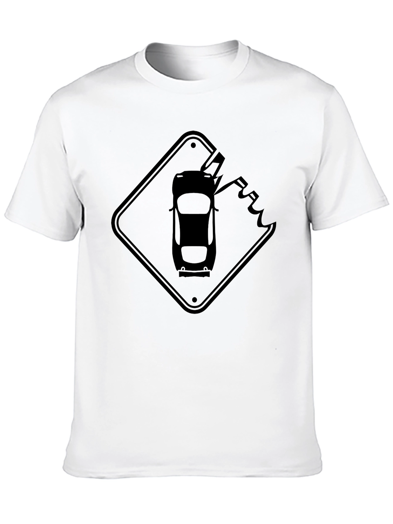 Road Rage Ahead T-Shirt - Black Cotton Tee