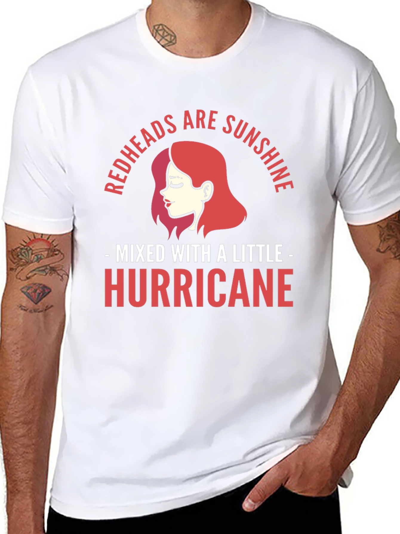 Redhead Sunshine Hurricane Graphic Tee