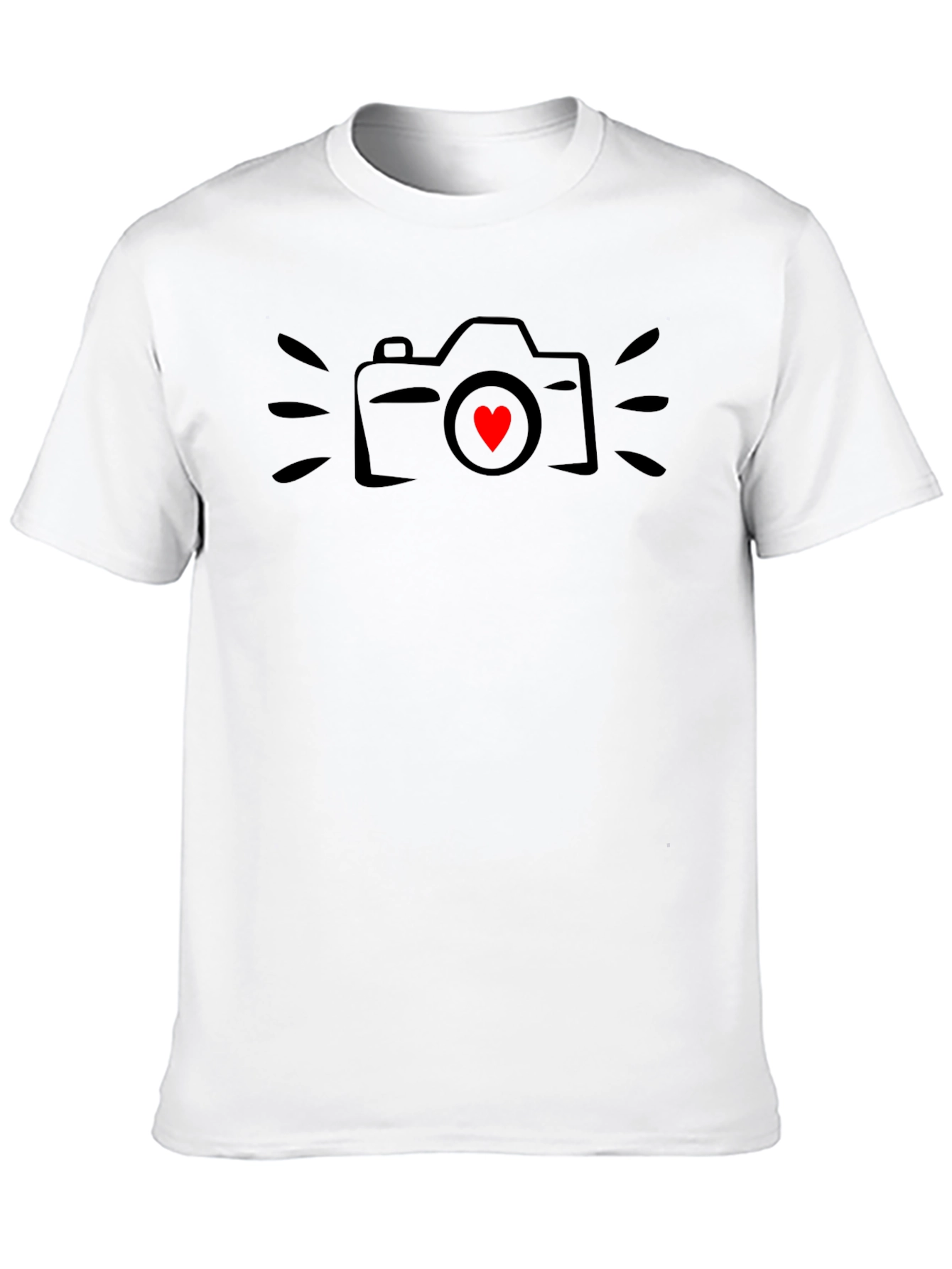 Camera Heartbeat T-Shirt - Photographers Love
