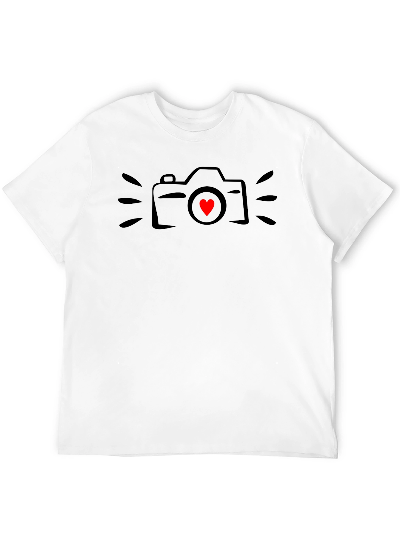 Camera Heartbeat T-Shirt - Photographers Love