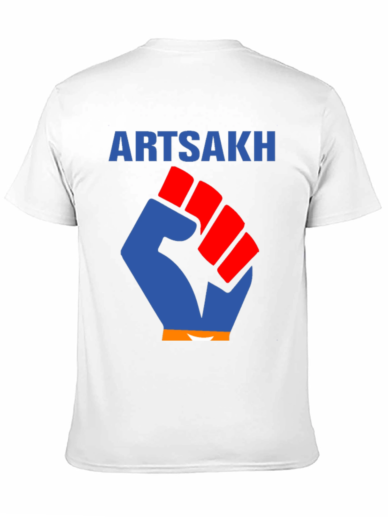 Artsakh Fist Graphic Tee - Black Cotton T-Shirt