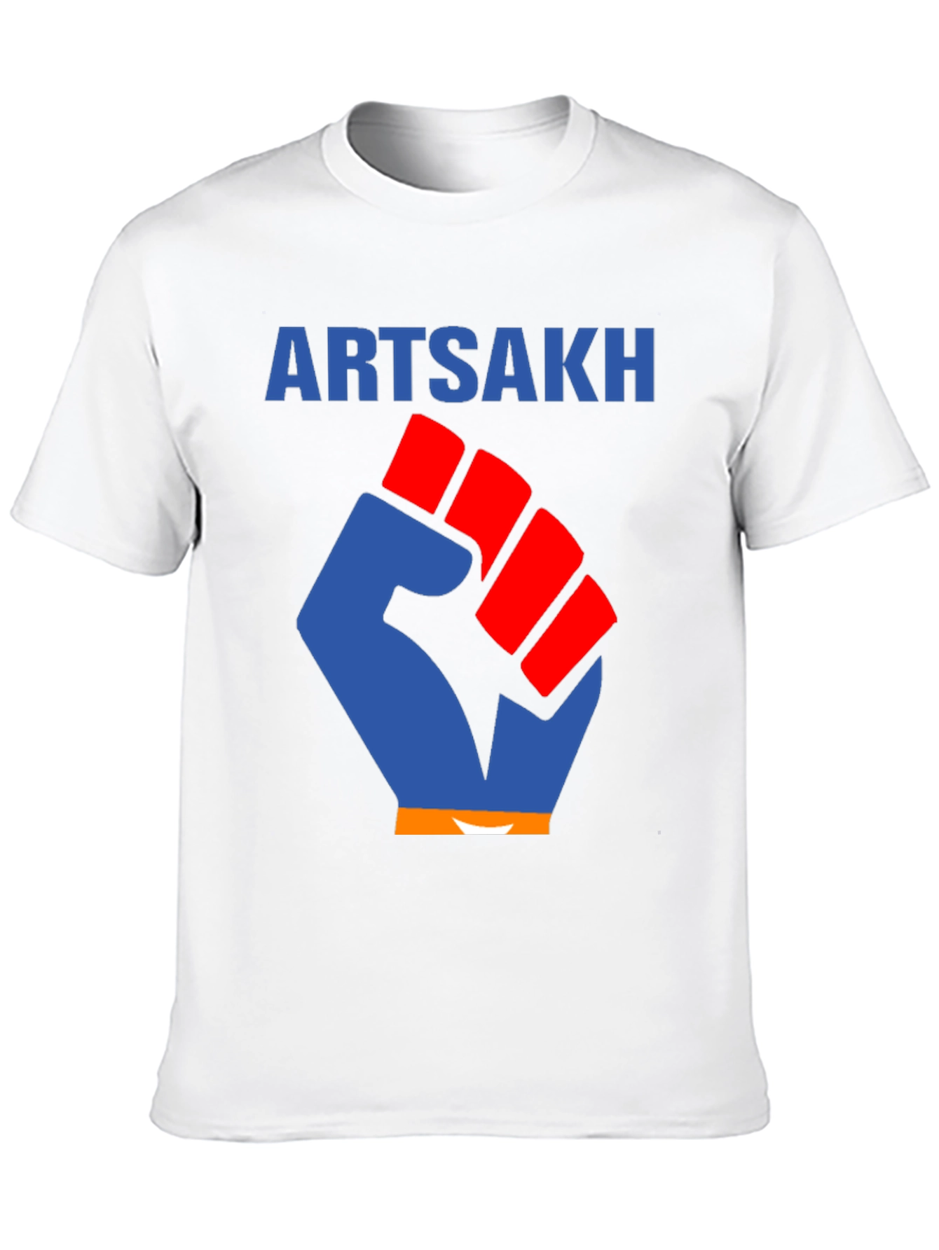 Artsakh Fist Graphic Tee - Black Cotton T-Shirt