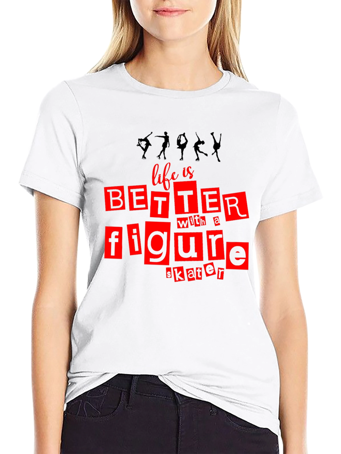 Figure Skater Graphic T-Shirt