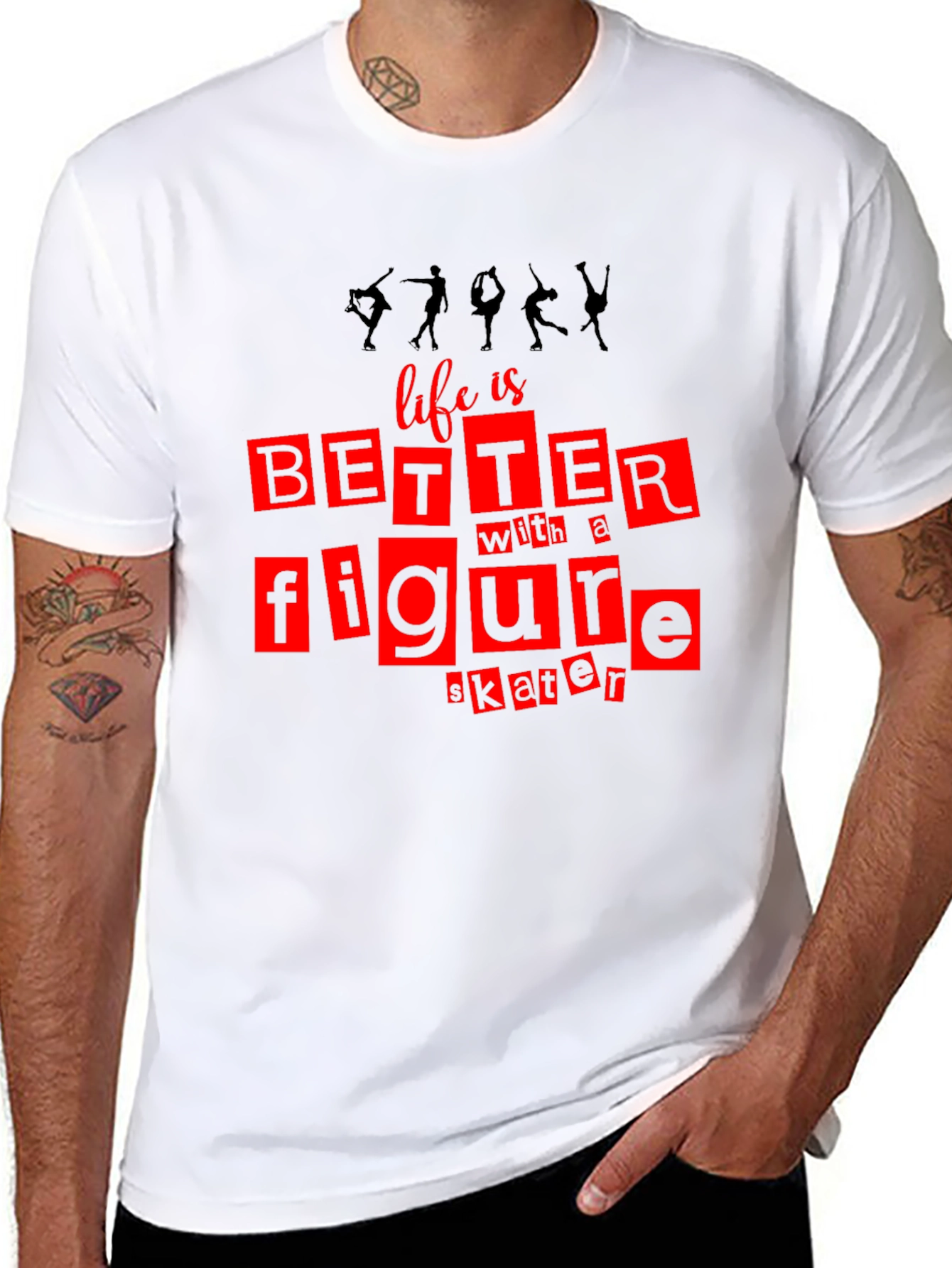 Figure Skater Graphic T-Shirt