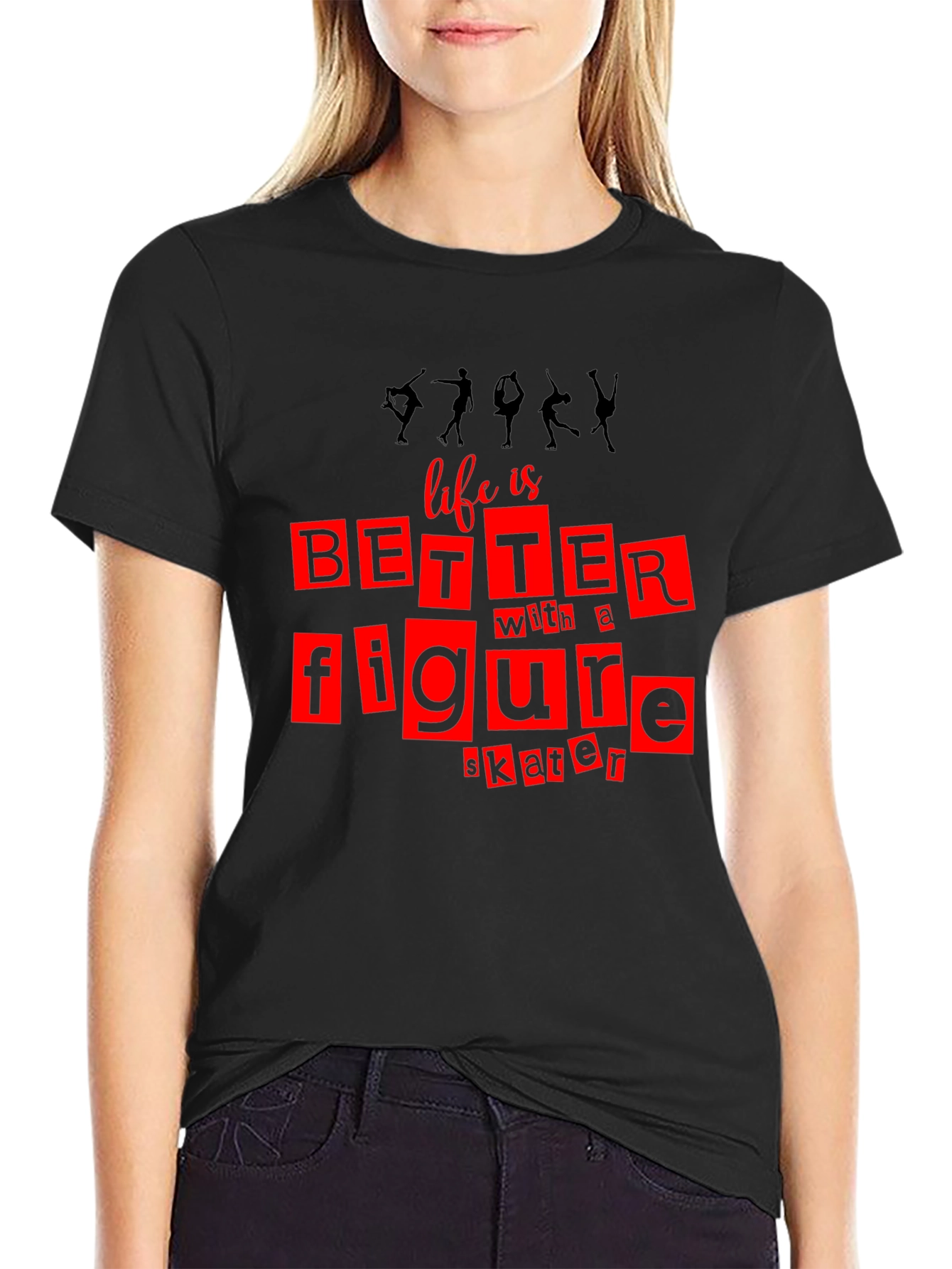 Figure Skater Graphic T-Shirt
