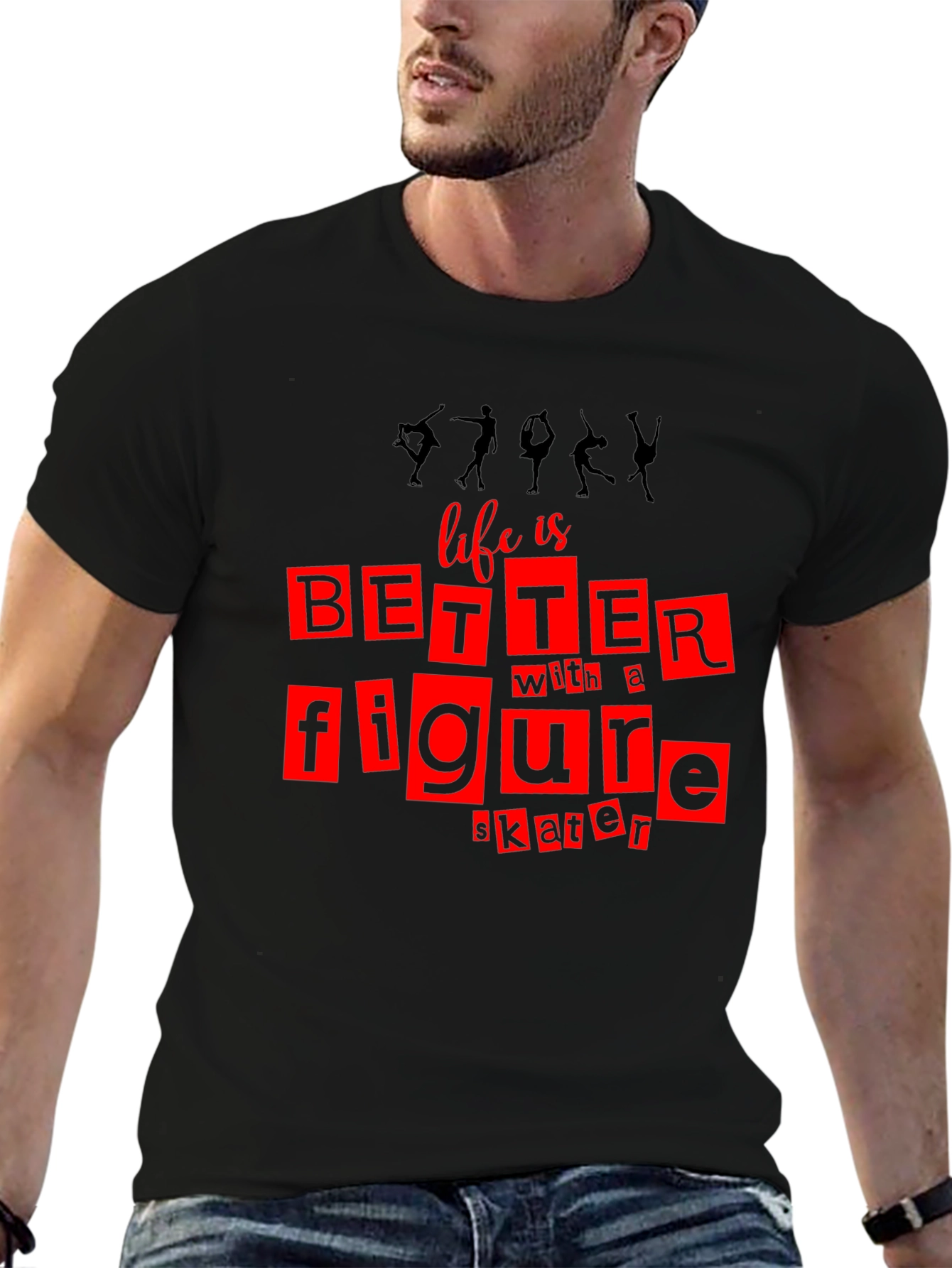 Figure Skater Graphic T-Shirt