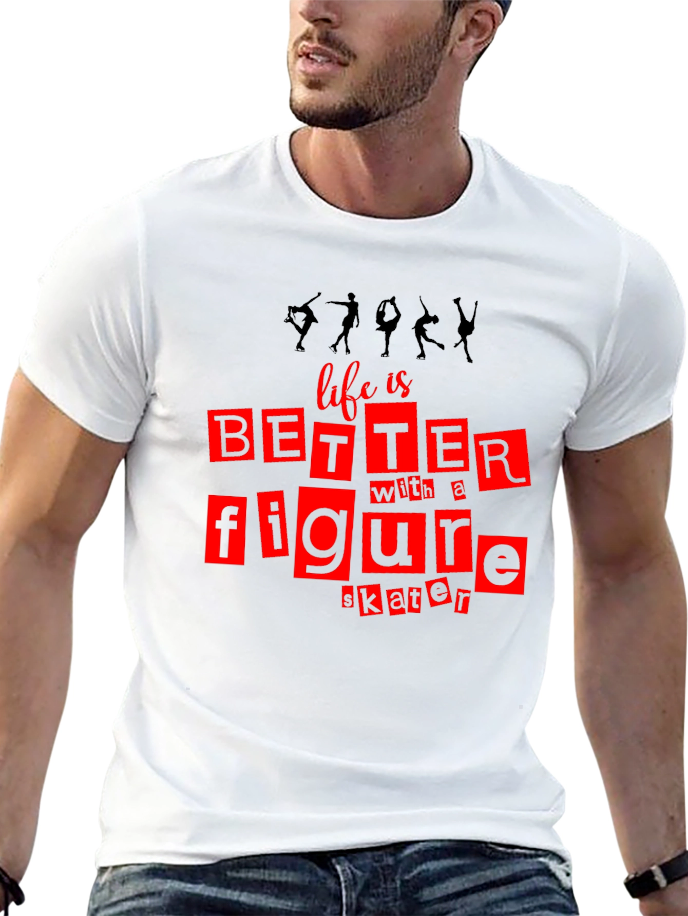 Figure Skater Graphic T-Shirt