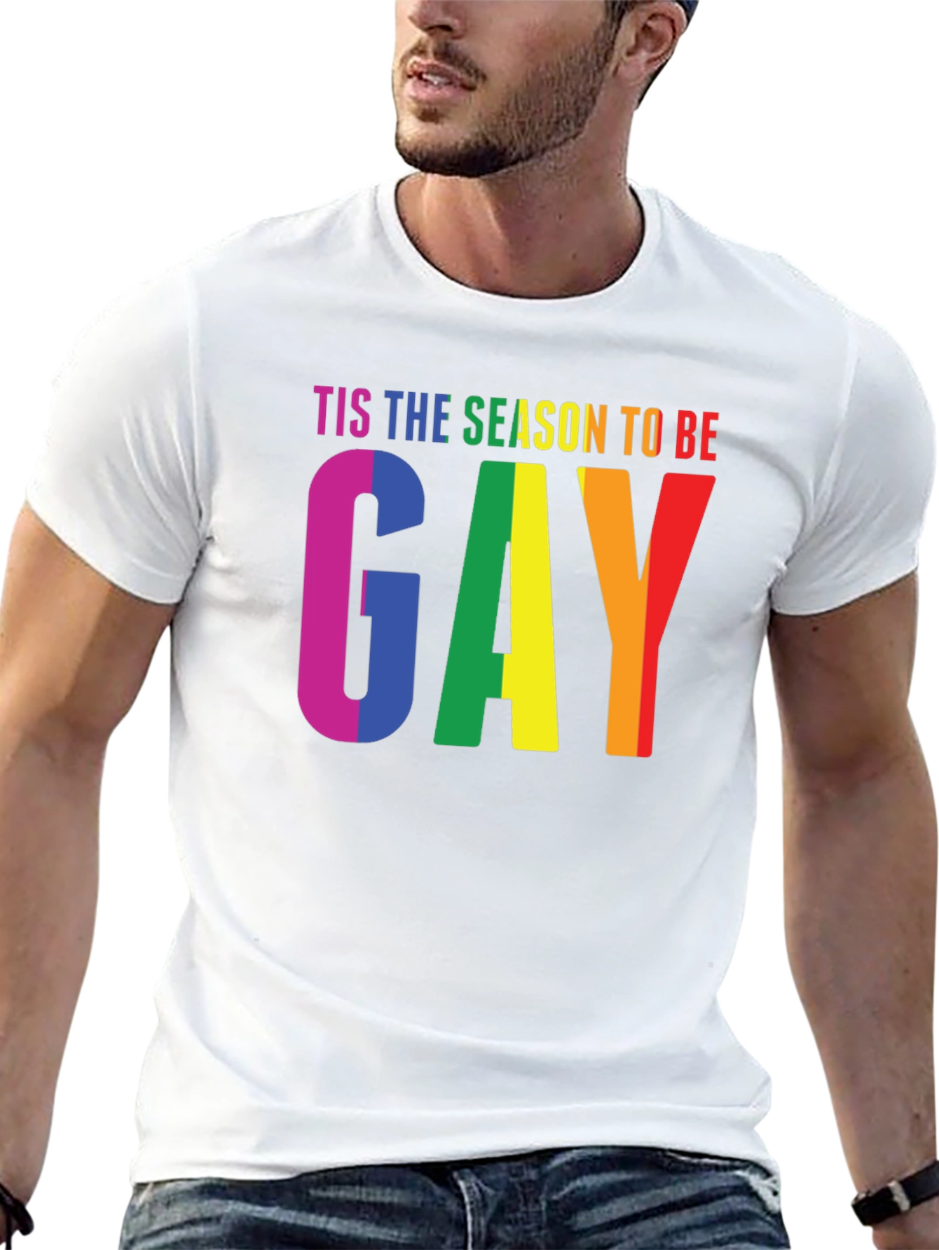 Tis the Season to Be Gay Pride T-Shirt