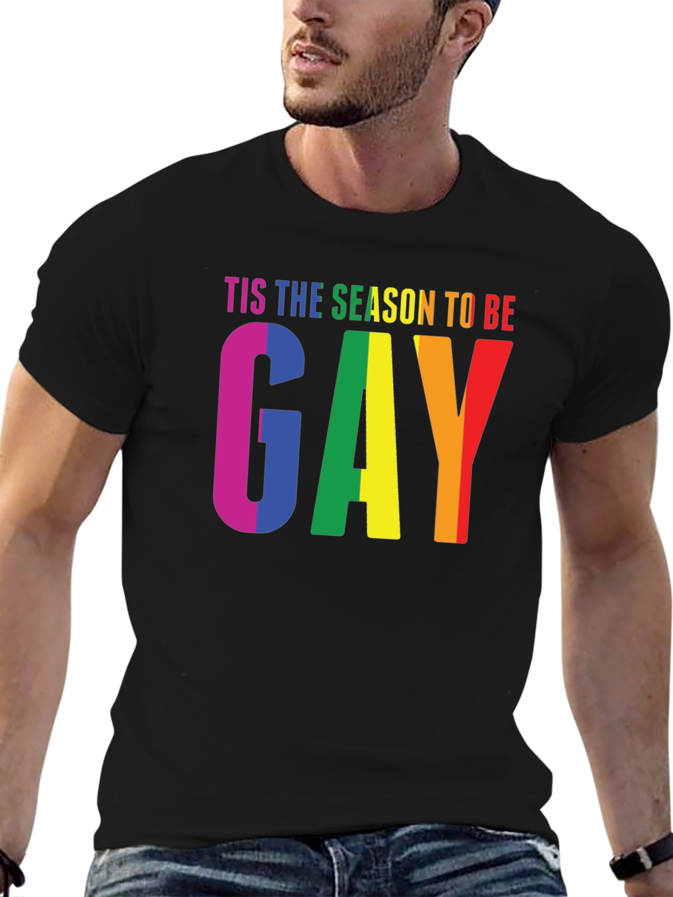 Tis the Season to Be Gay Pride T-Shirt
