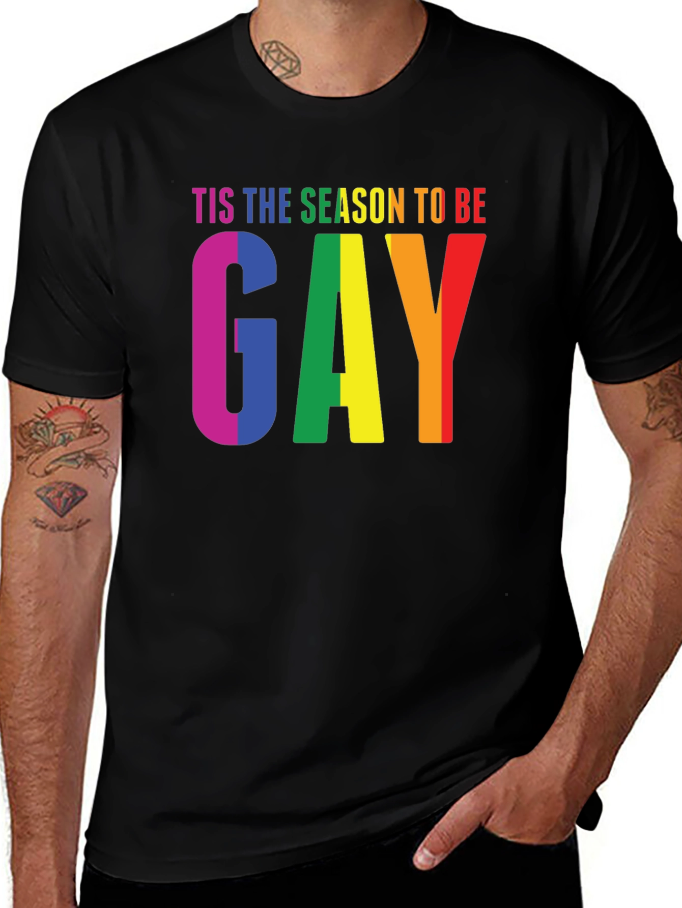 Tis the Season to Be Gay Pride T-Shirt