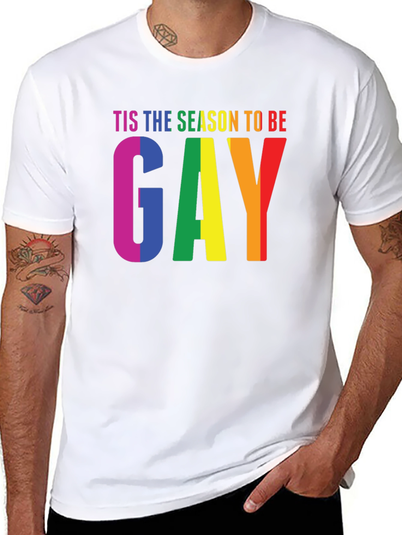 Tis the Season to Be Gay Pride T-Shirt