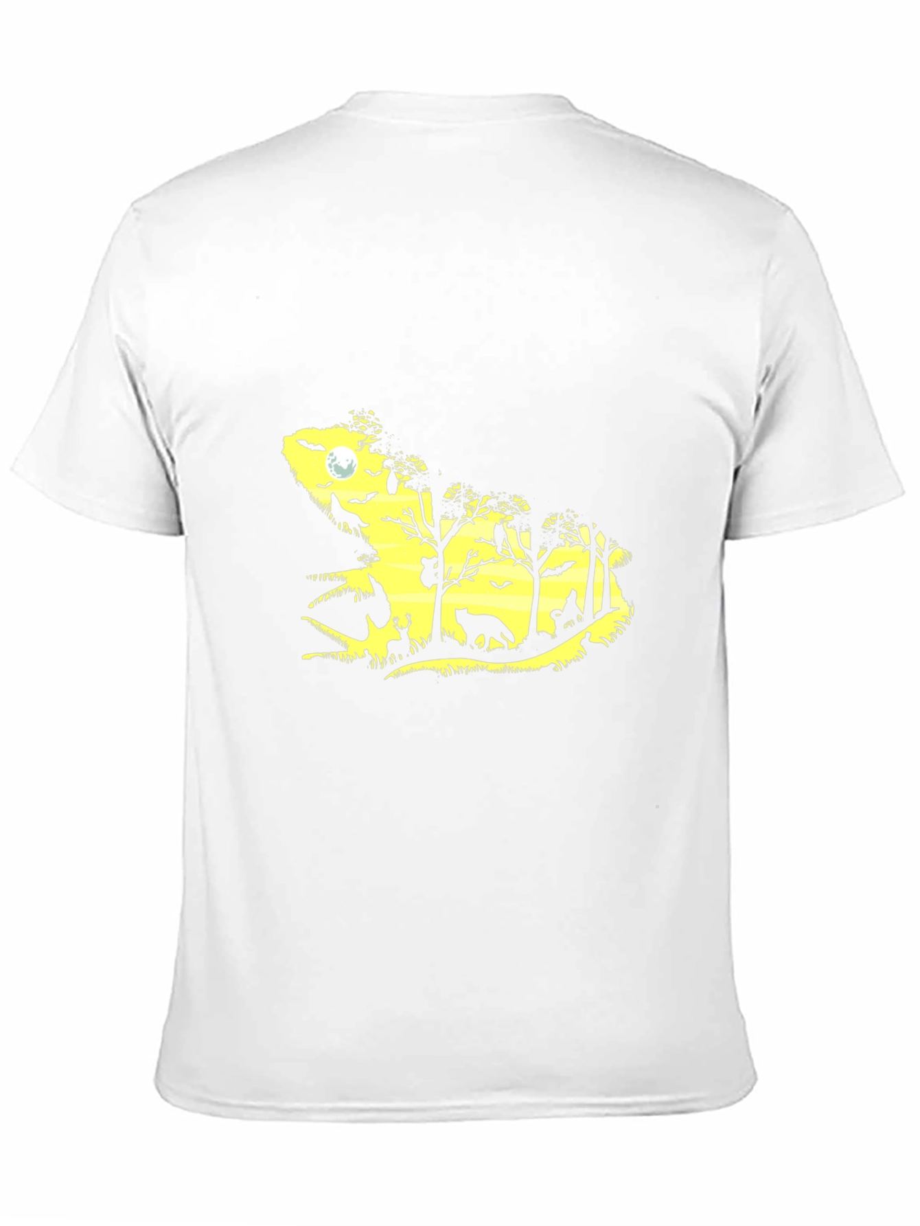 Nature Silhouette Graphic Tee - Black T-Shirt