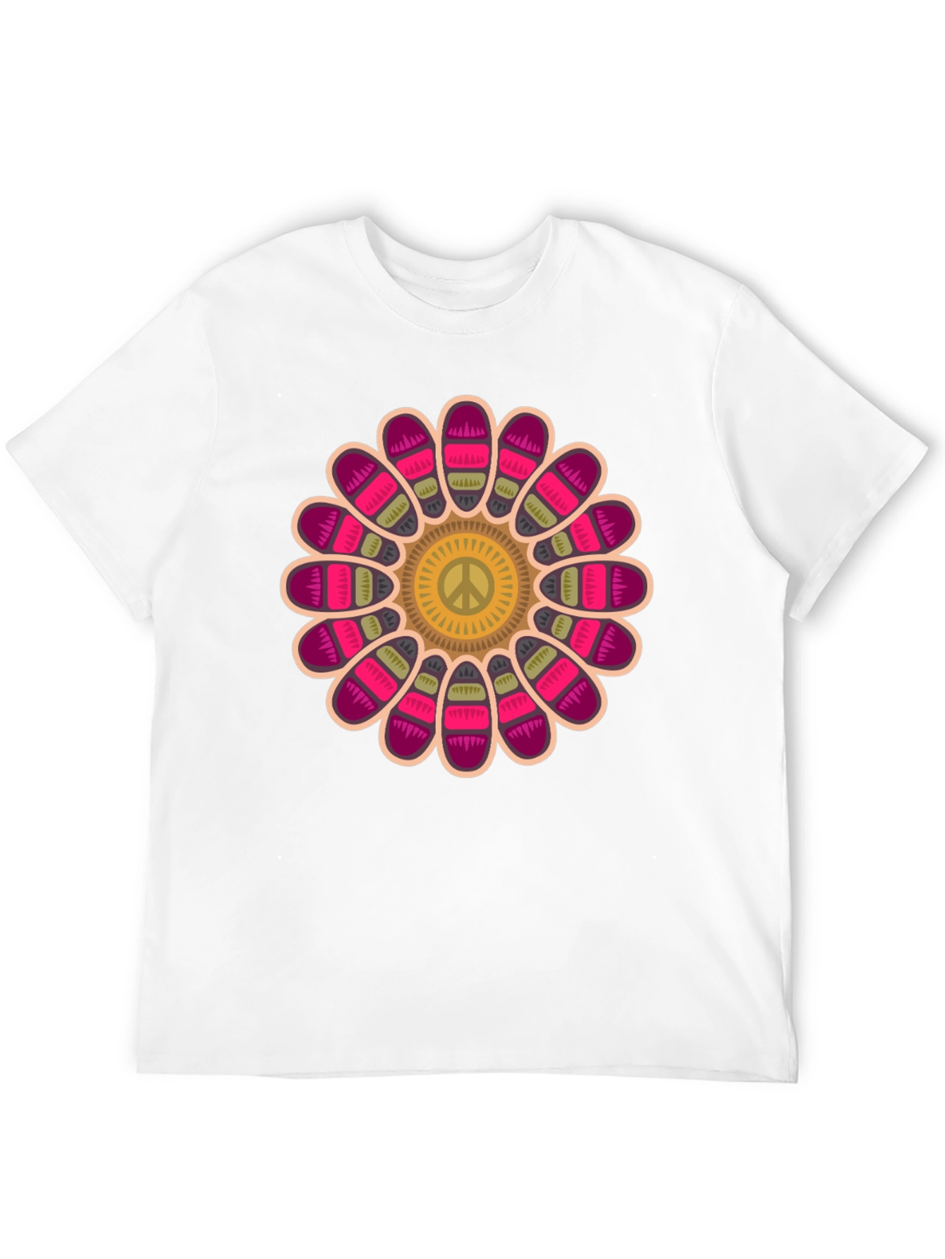 Peace Flower Graphic T-Shirt
