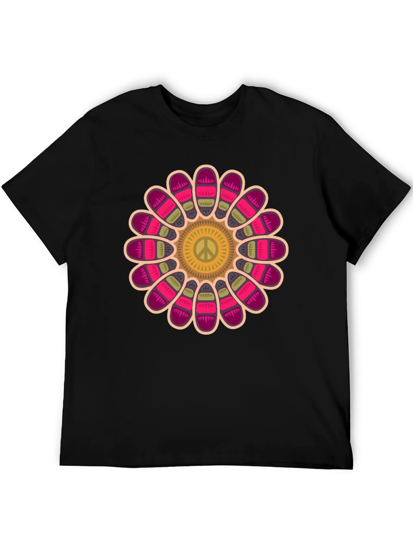 Peace Flower Graphic T-Shirt