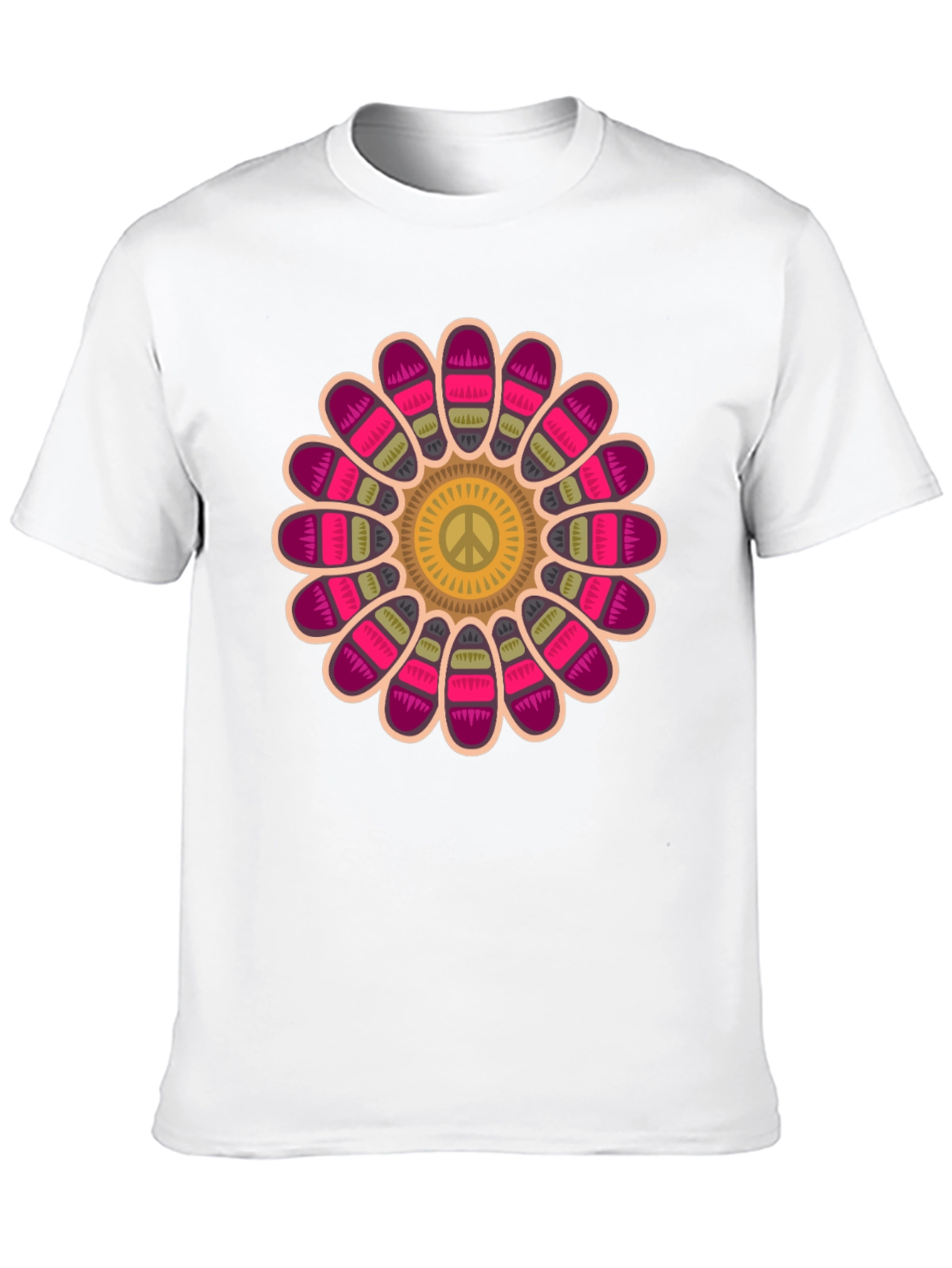Peace Flower Graphic T-Shirt