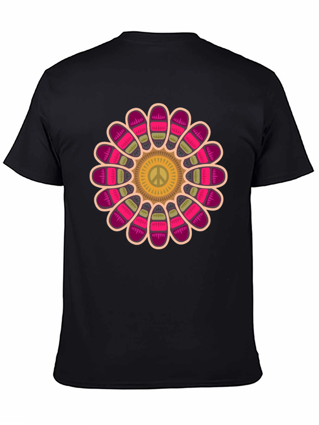 Peace Flower Graphic T-Shirt
